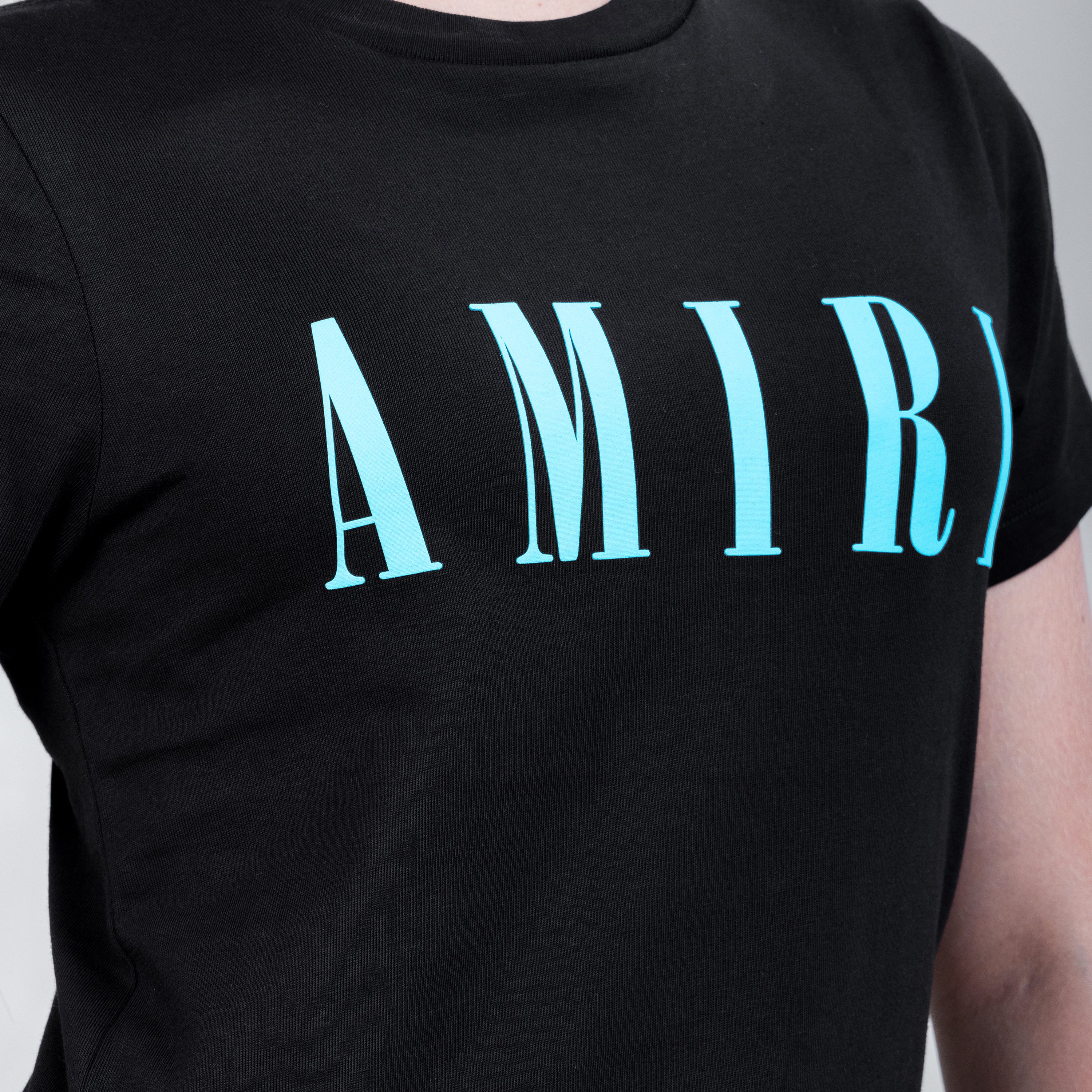 Camiseta Negra AMIRI Logo