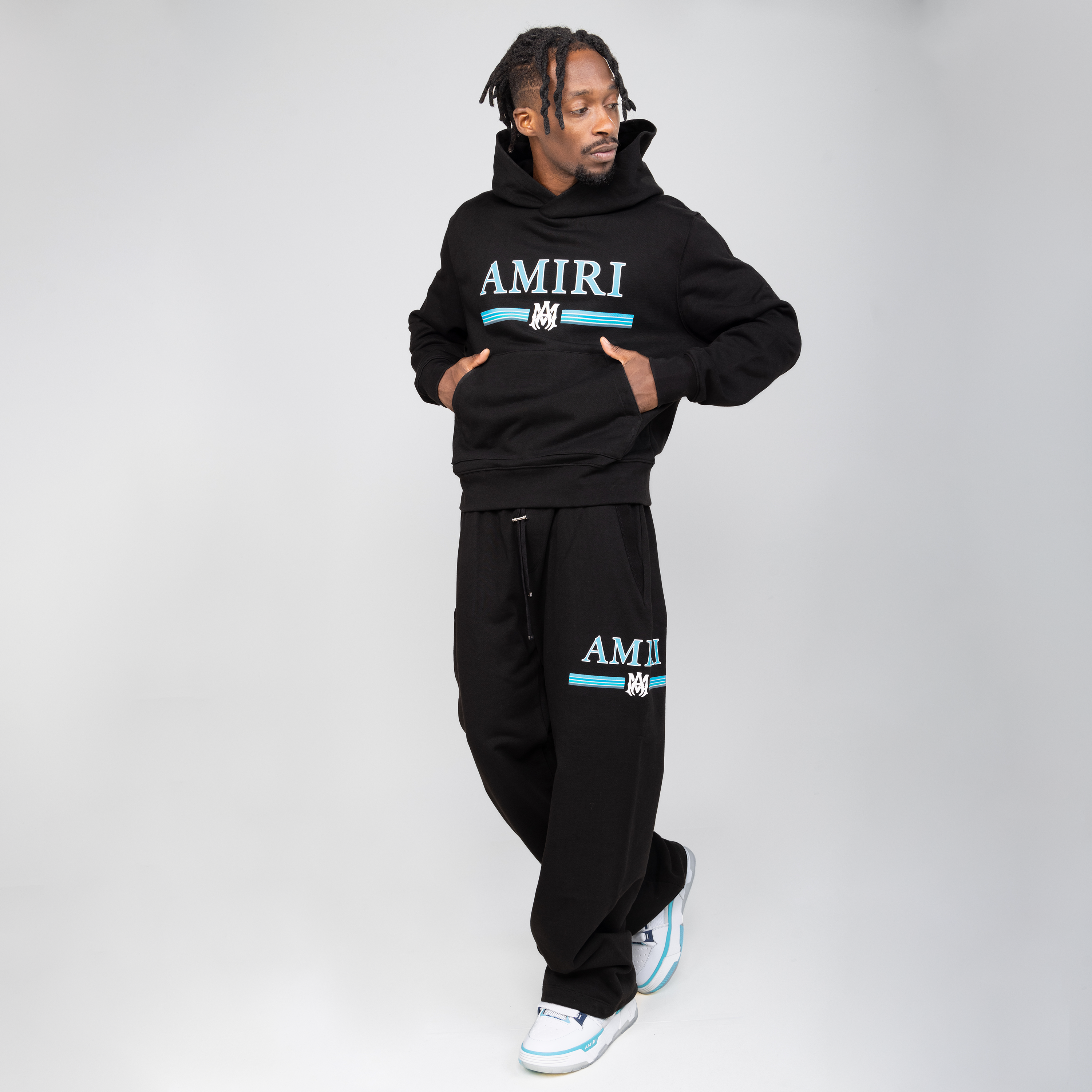 Sudadera Negra AMIRI MA Bar