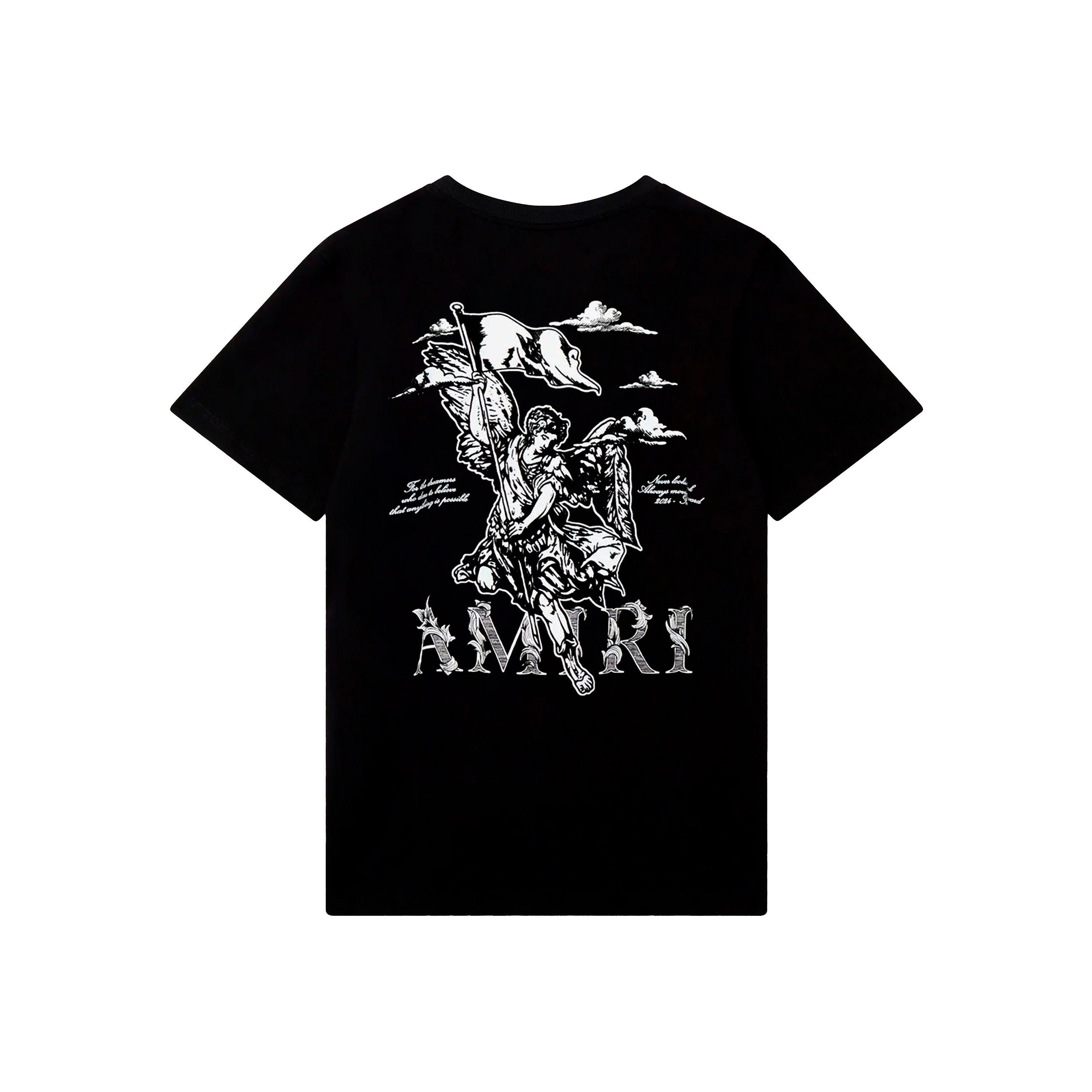 Camiseta Negra AMIRI Angel