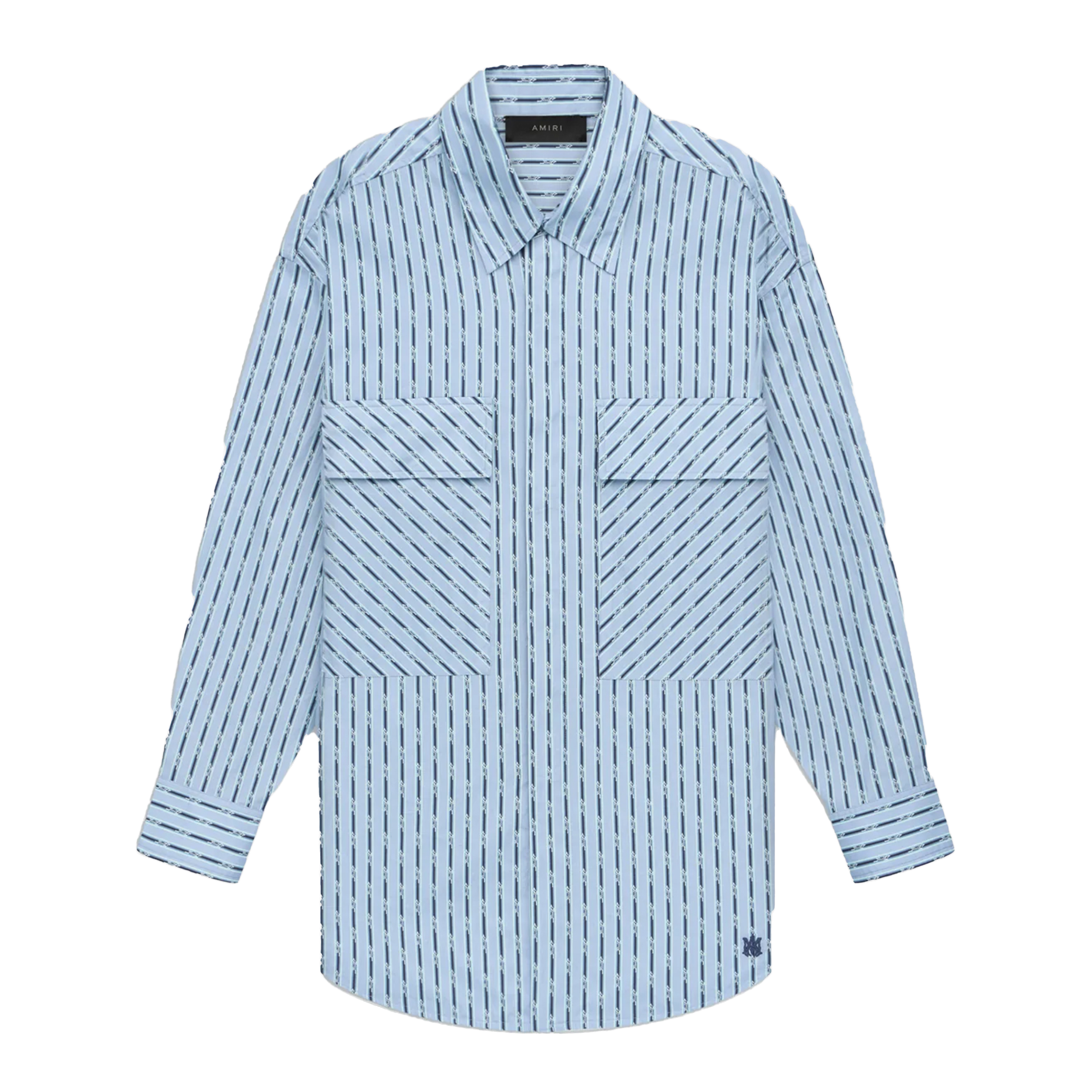 Camisa Celeste AMIRI Amiri Pinstripe