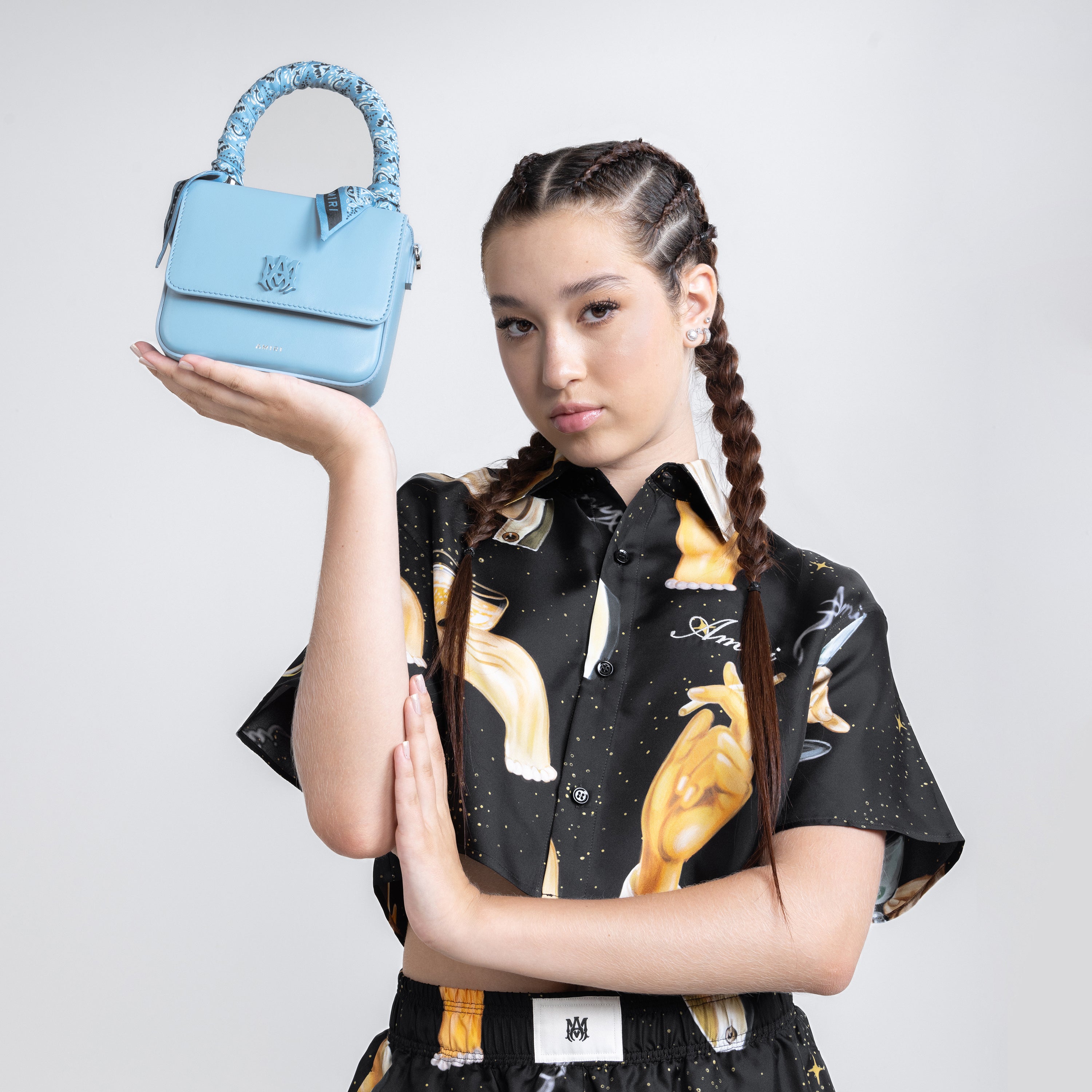 Cartera Celeste AMIRI Bandana Micro MA