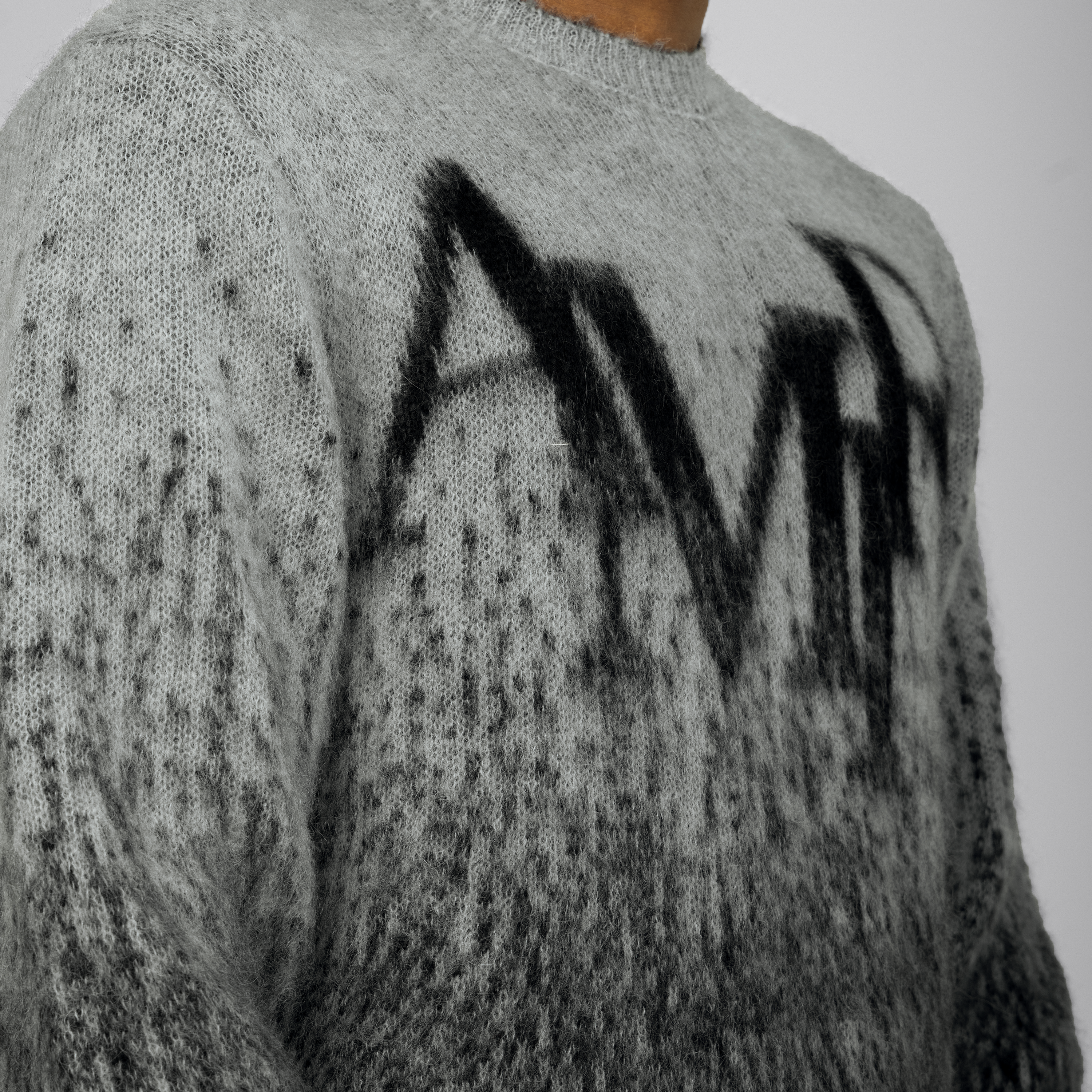Suéter Gris AMIRI Staggered Gradiant