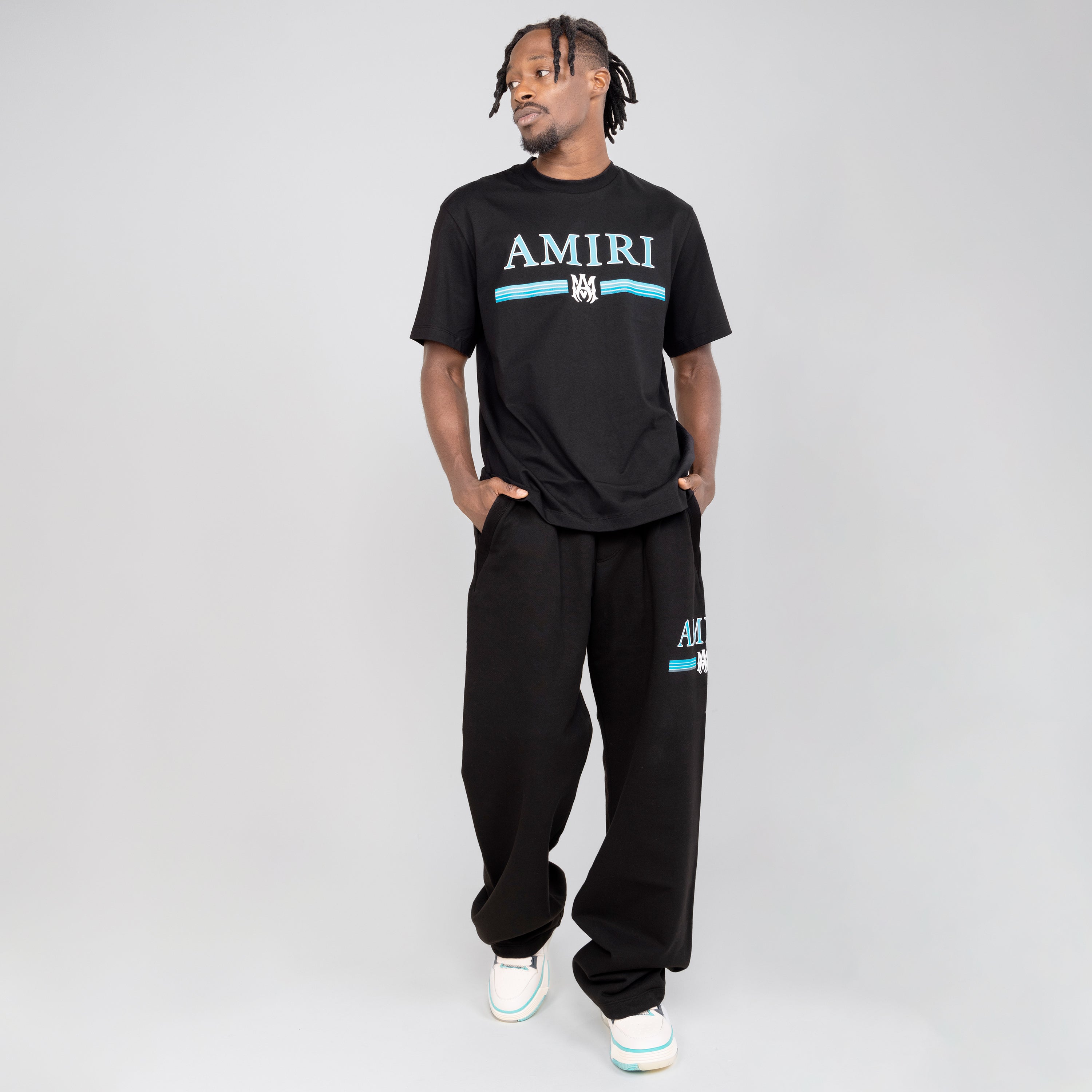 Camiseta Negra AMIRI MA Bar