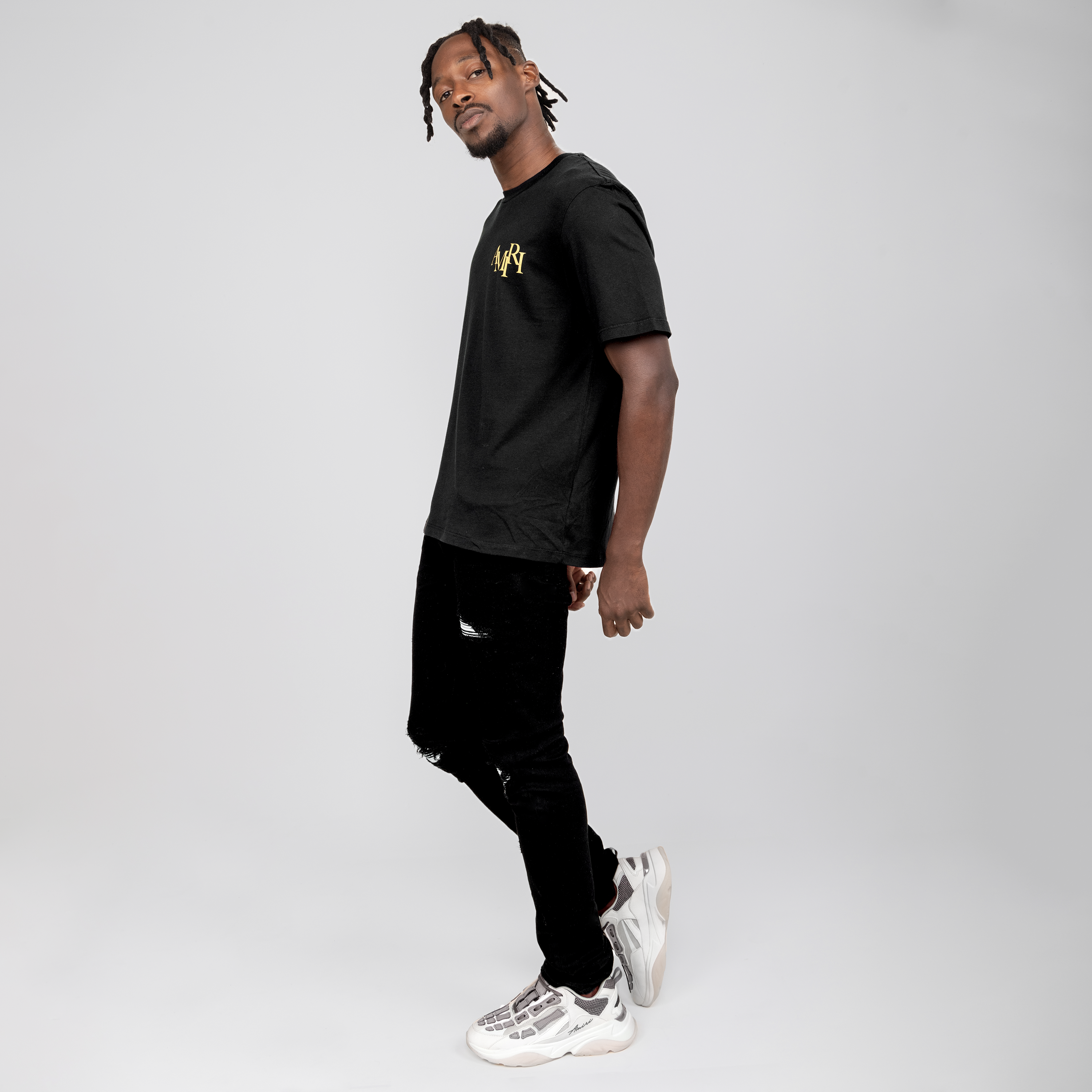 Jeans Negro AMIRI MX1 Suede