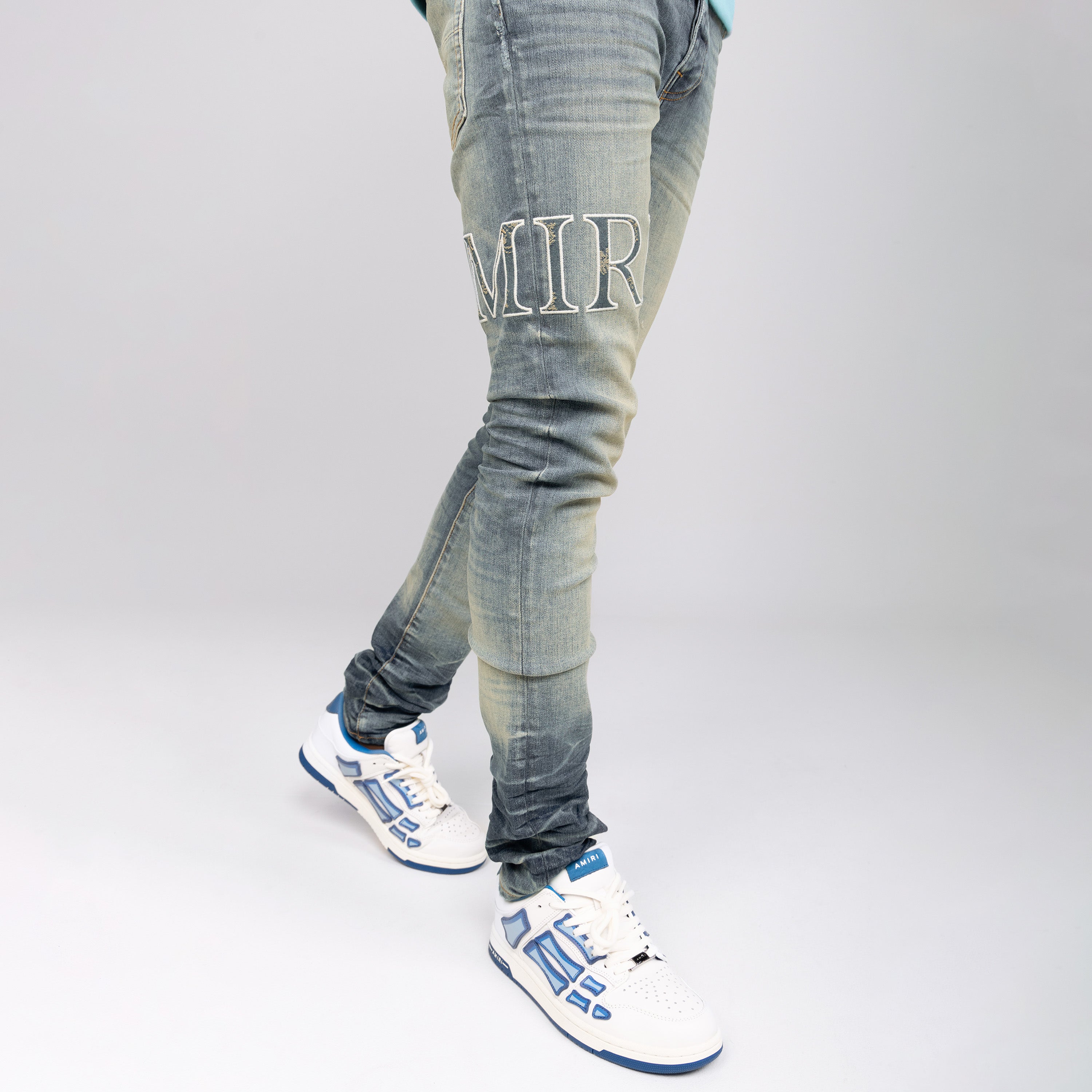 Jeans Denim AMIRI Logo Bandana Jacquard