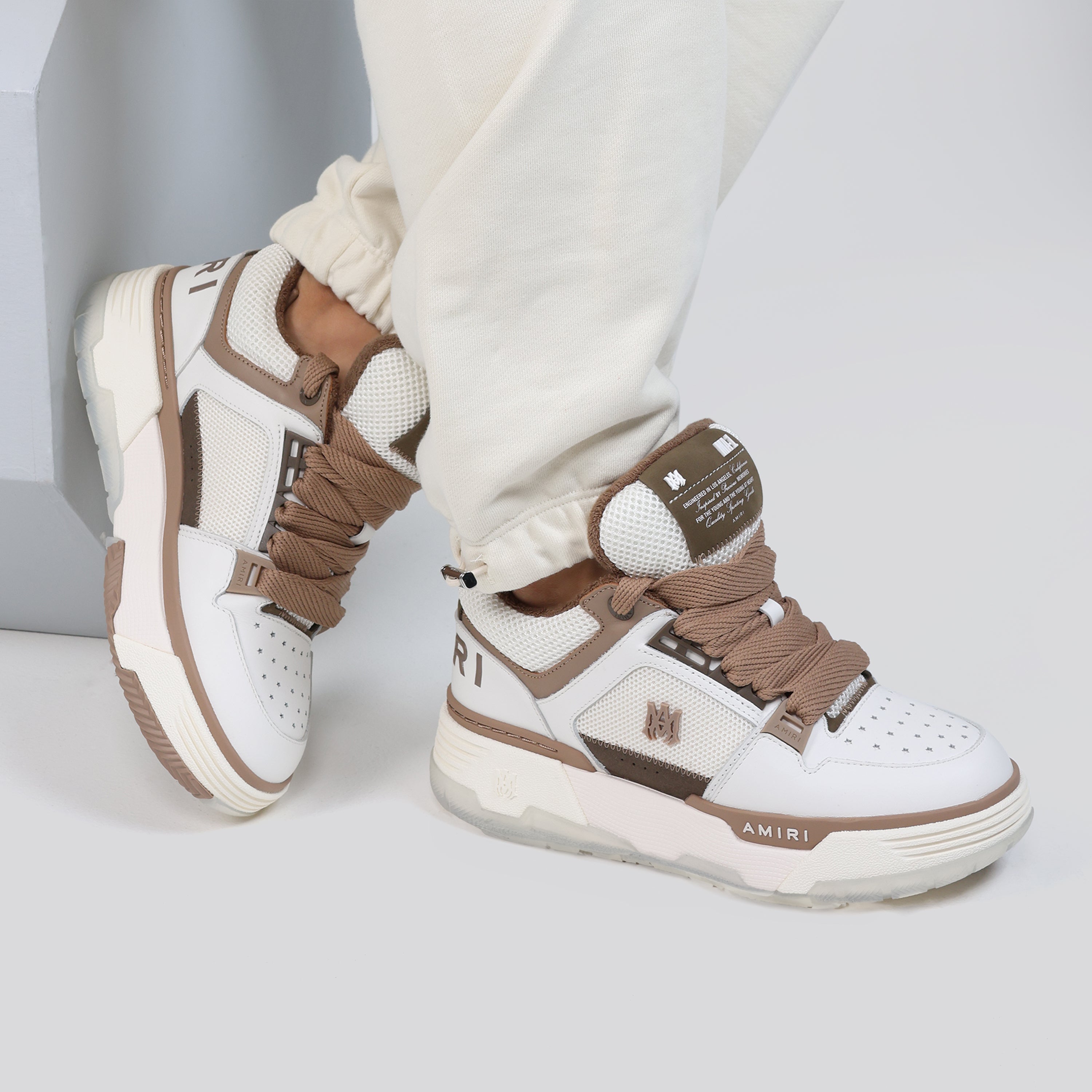 Sneakers Blancos Café AMIRI MA-1
