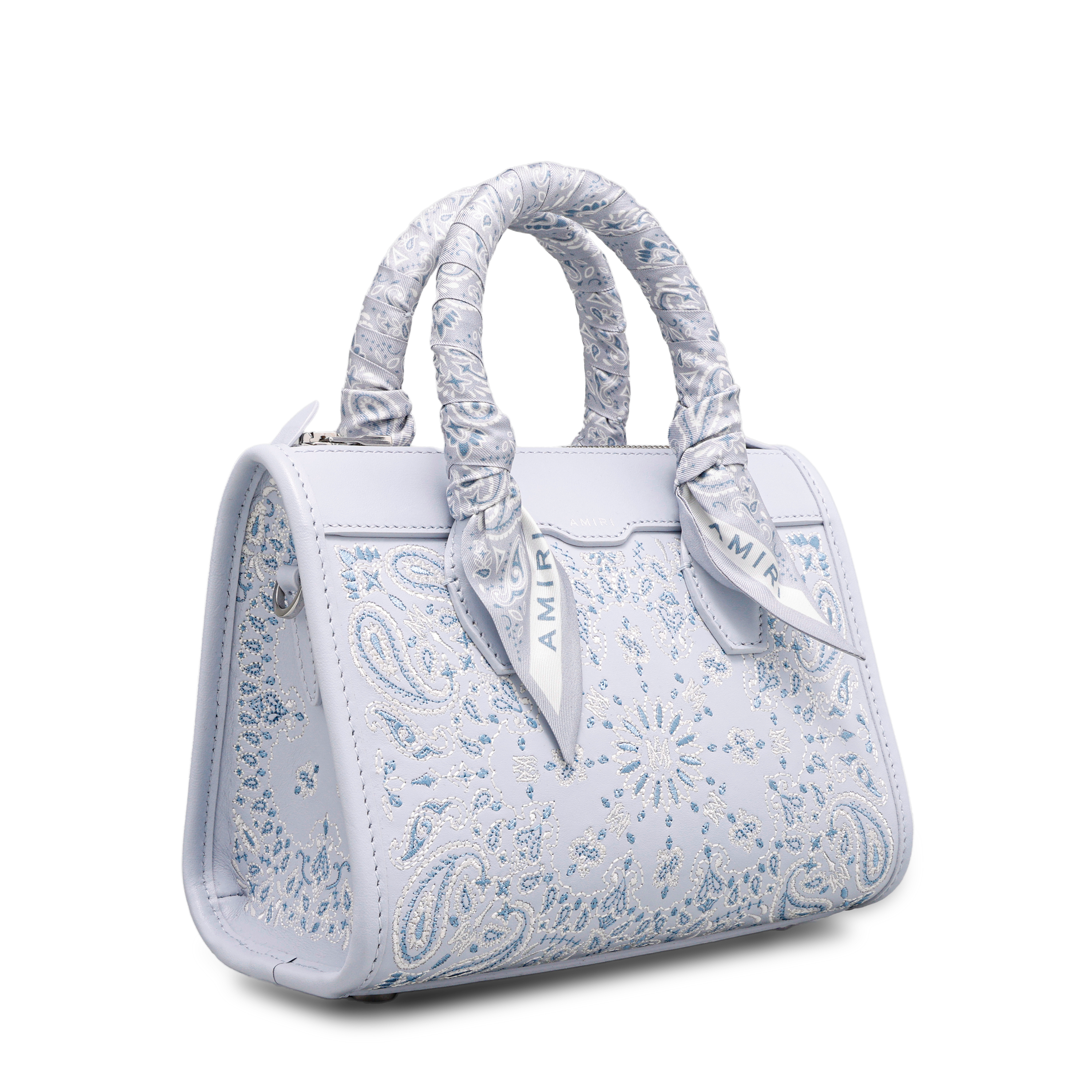 Cartera Celeste AMIRI Bandana Micro Triangle