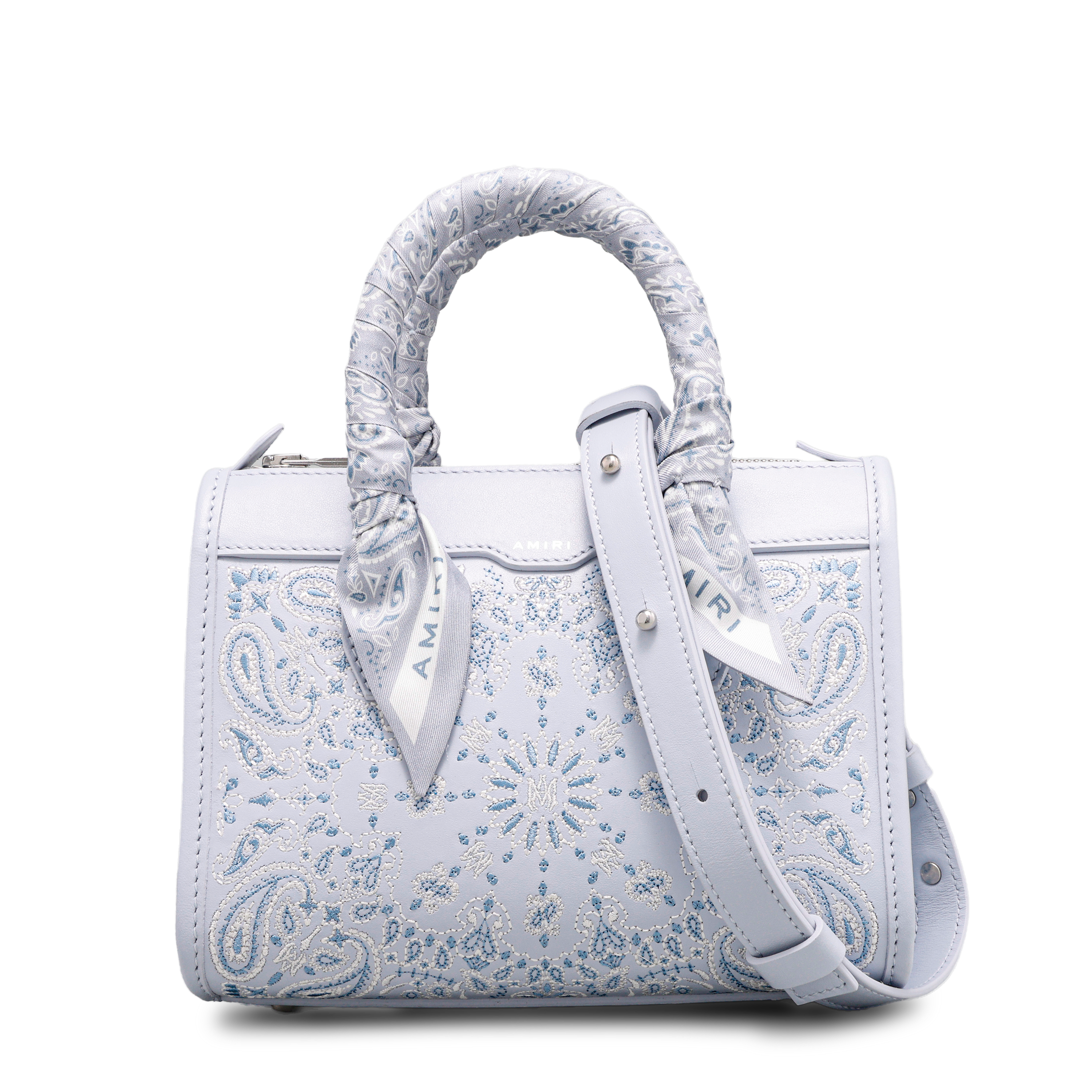 Cartera Celeste AMIRI Bandana Micro Triangle