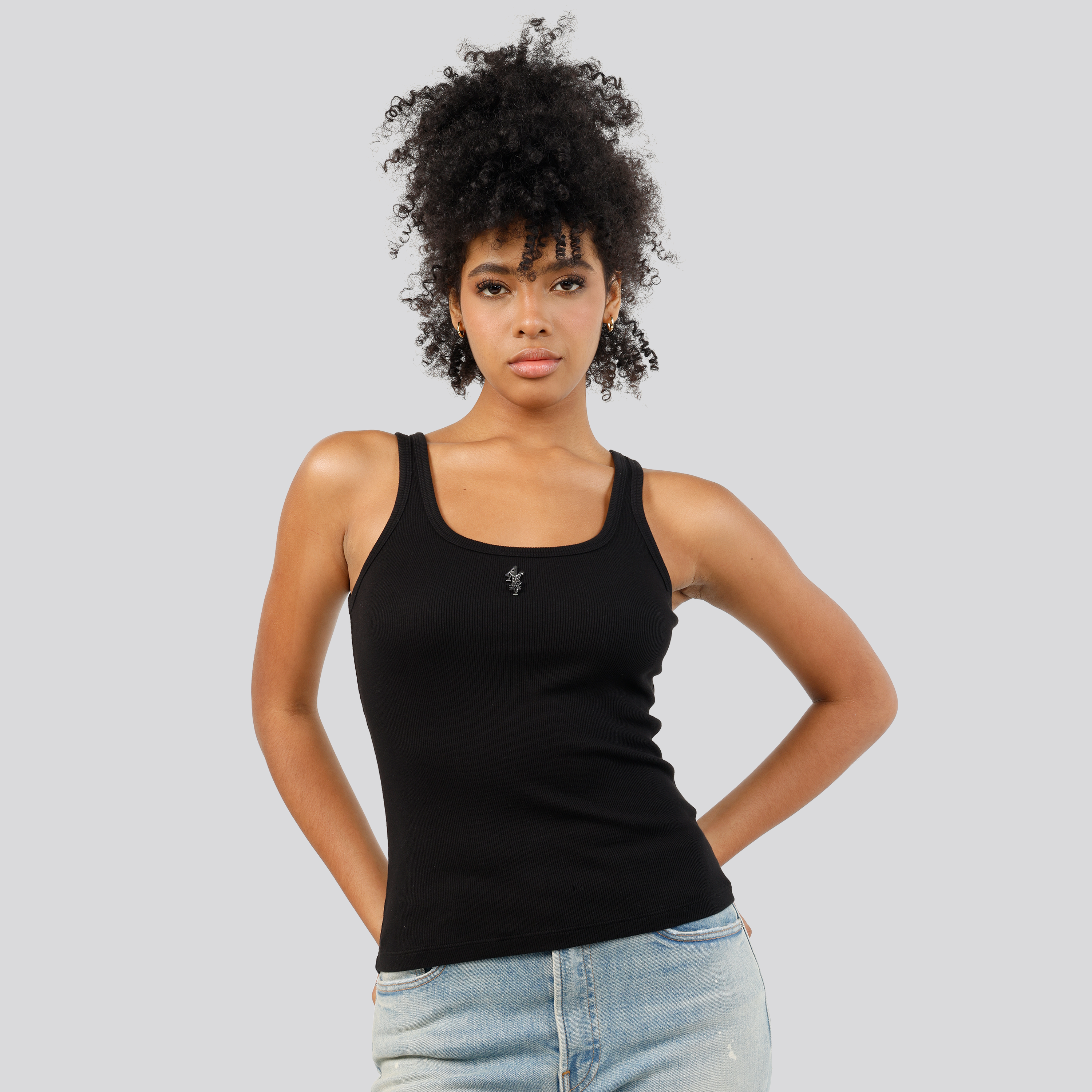 Top Negro AMIRI Rib Tank