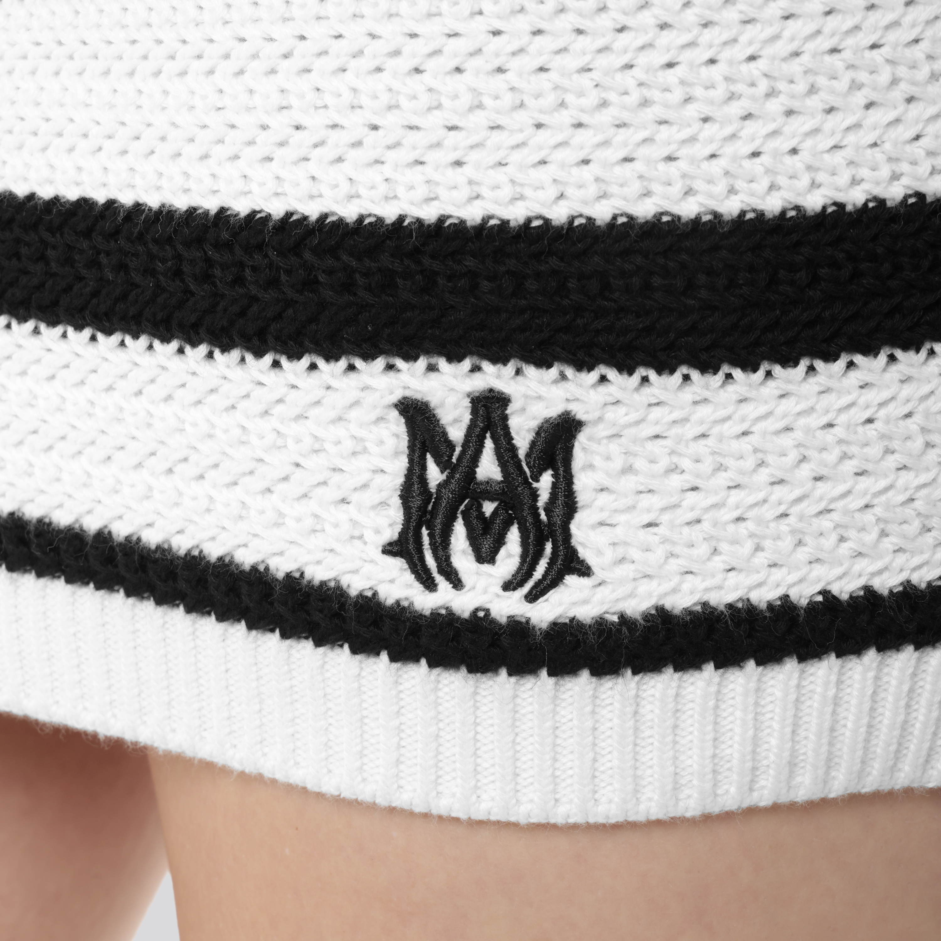 Falda Blanca AMIRI MA Striped