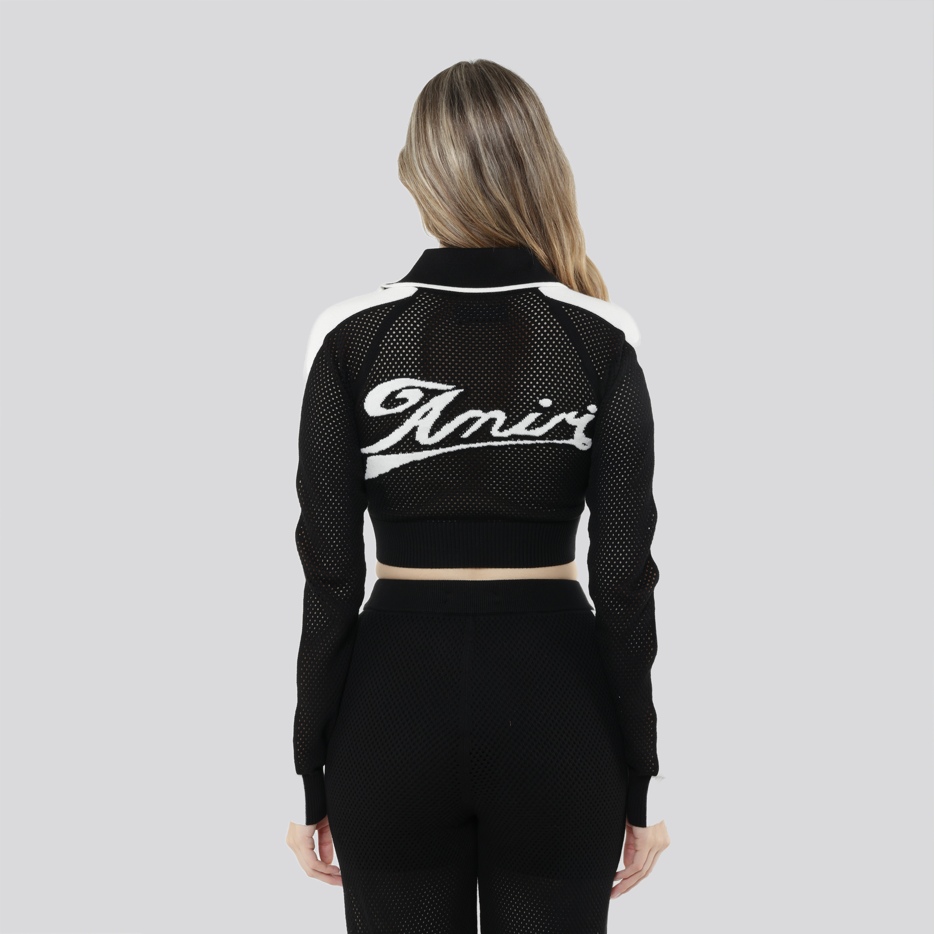 Camiseta Tipo Polo Negro AMIRI MA L/S