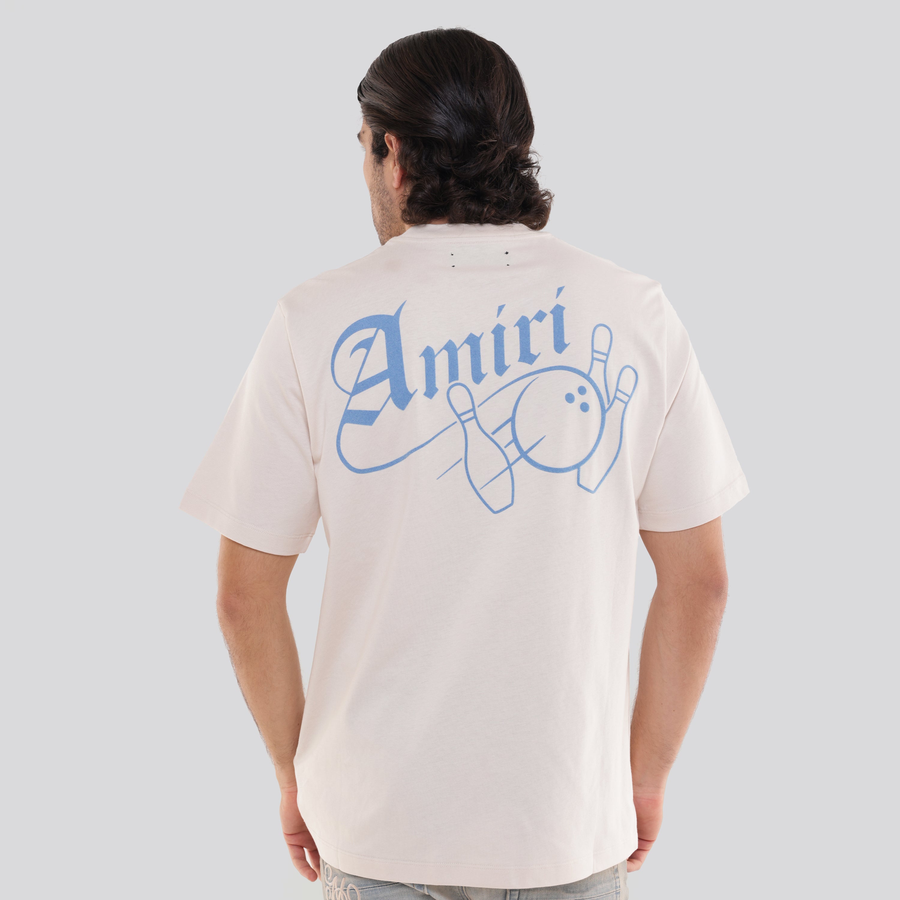 Camiseta Beige AMIRI Bowling