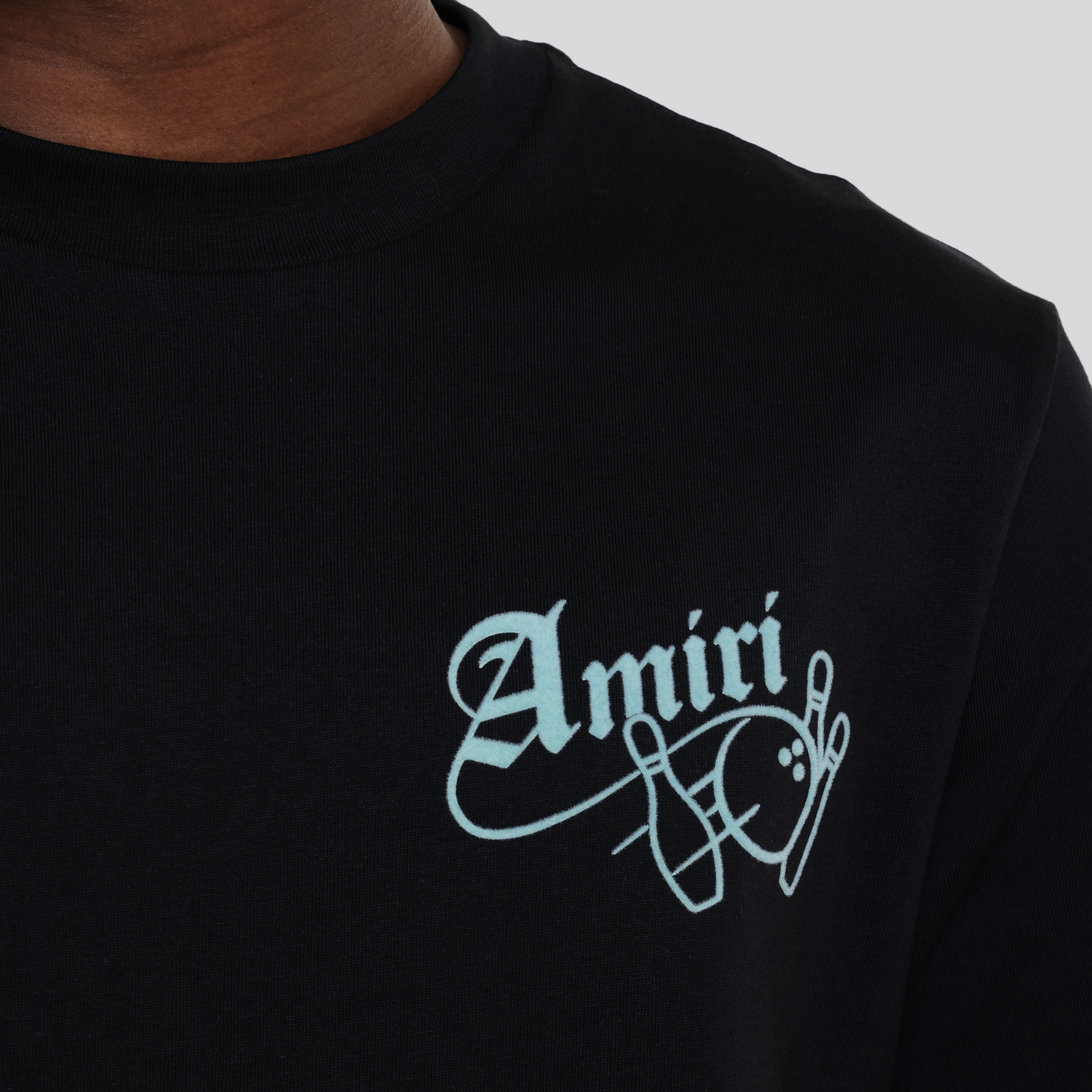 Camiseta Negra AMIRI Bowling