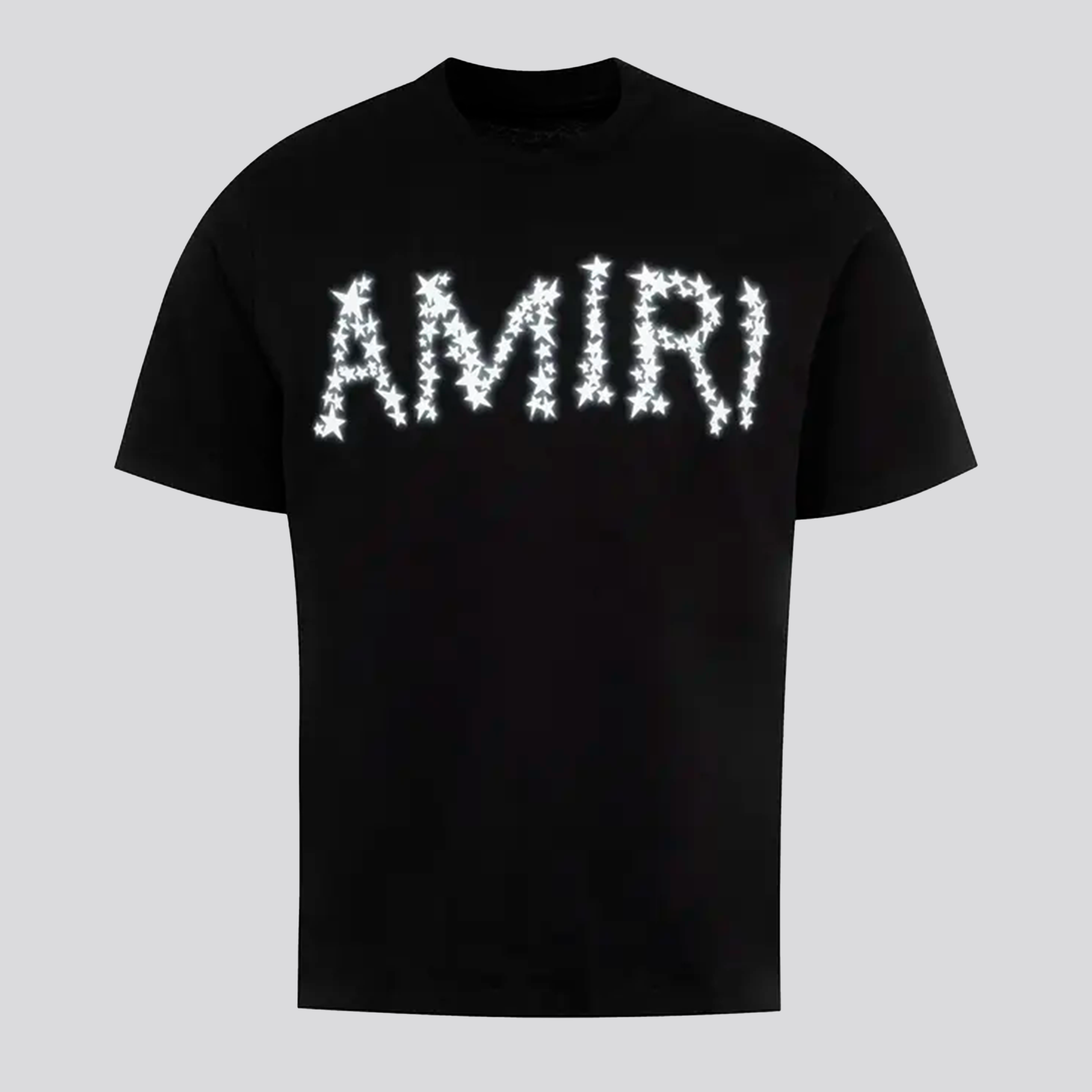 Camiseta Negra AMIRI Stars Logo