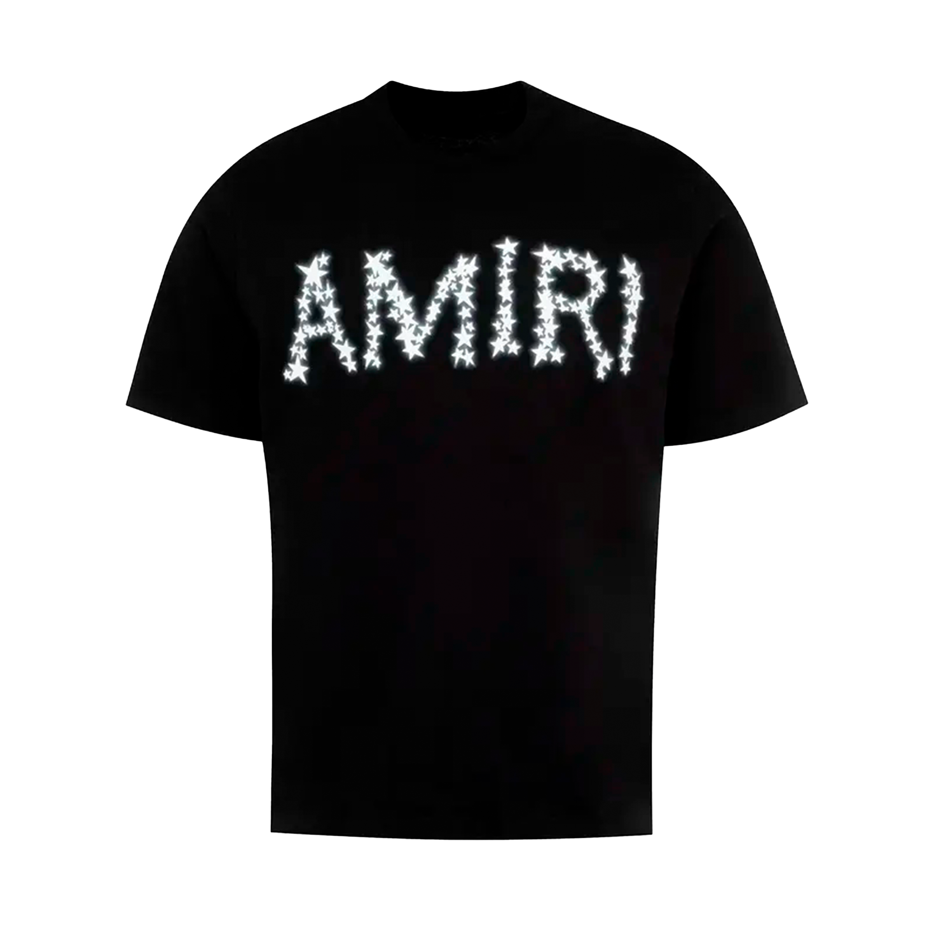 Camiseta Negra AMIRI Stars Logo