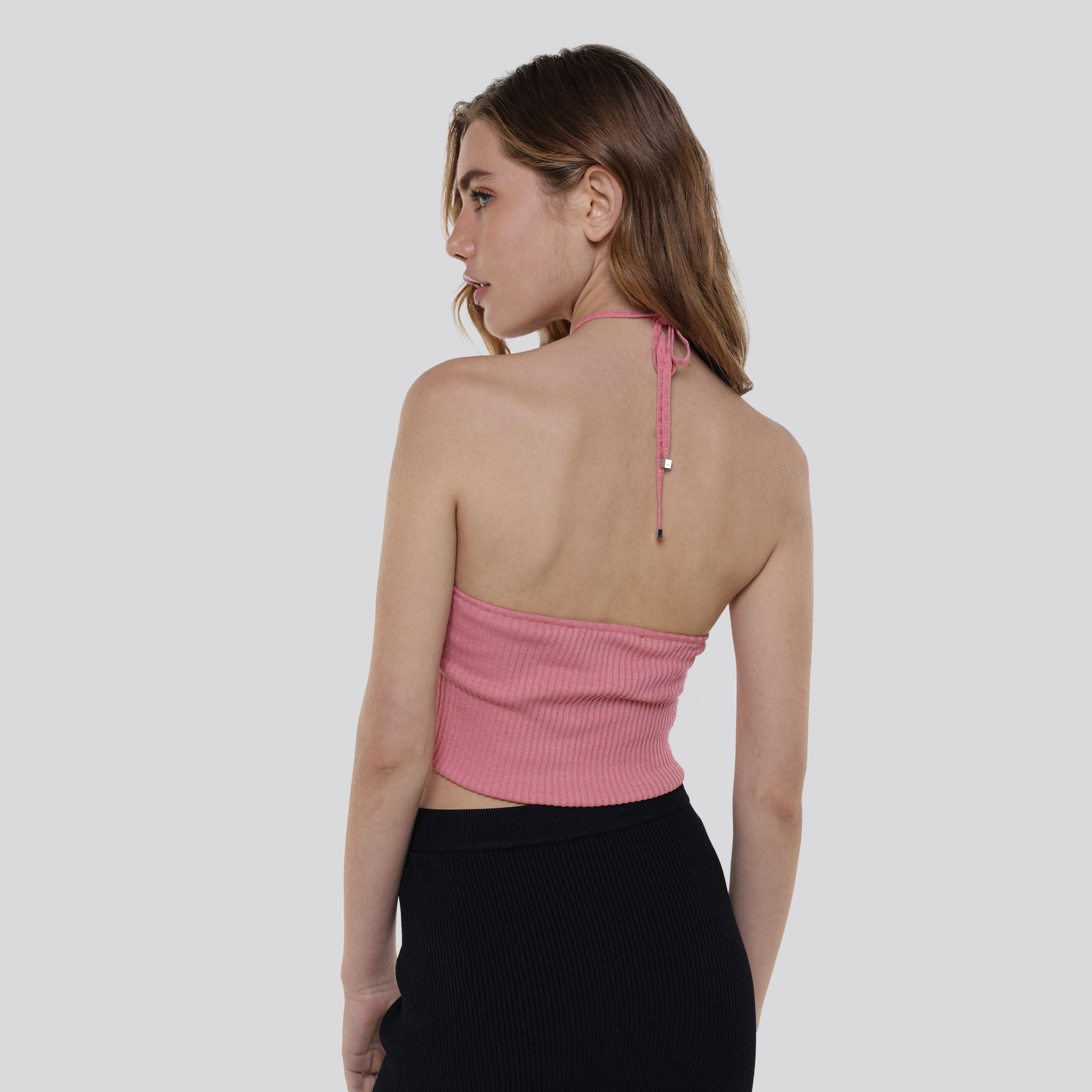 Top Rosado AMIRI Stacked Halter