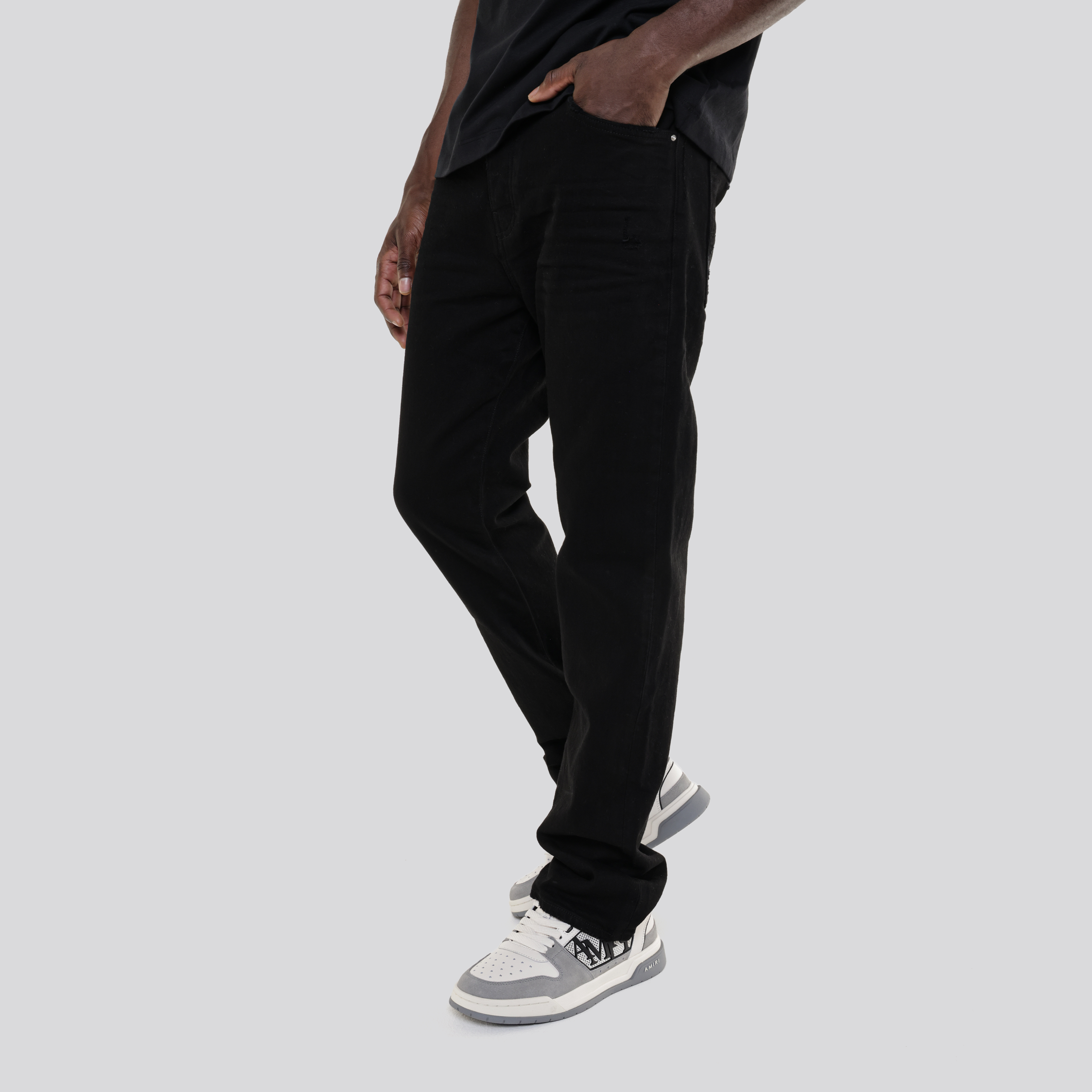 Jeans Negro AMIRI MA Plaque