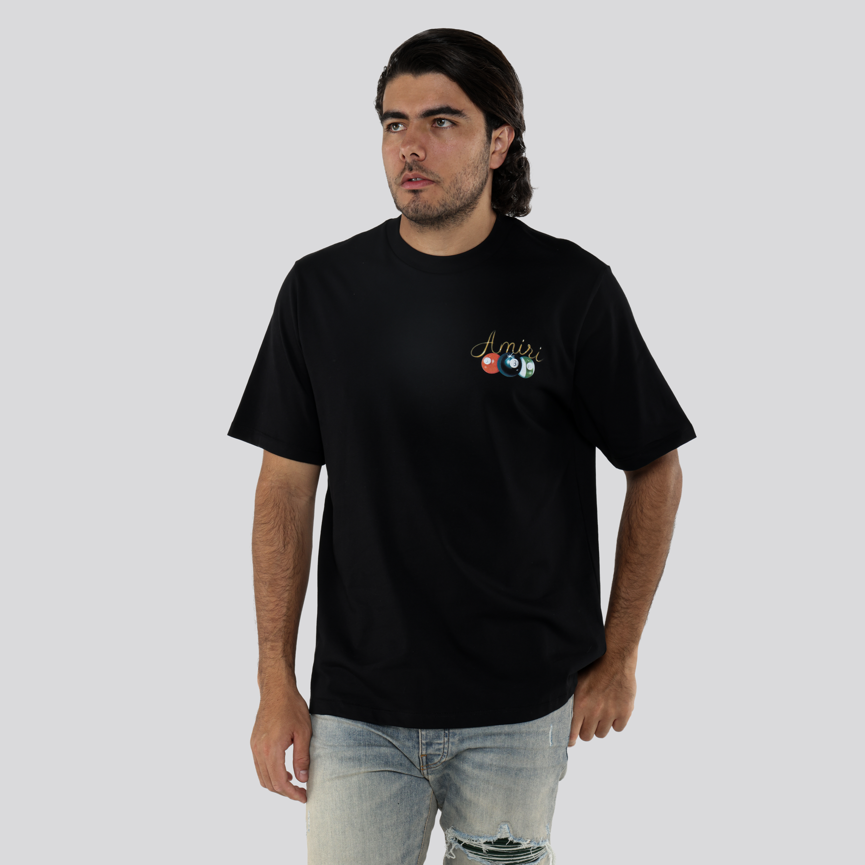 Camiseta Negra AMIRI Pool Cue