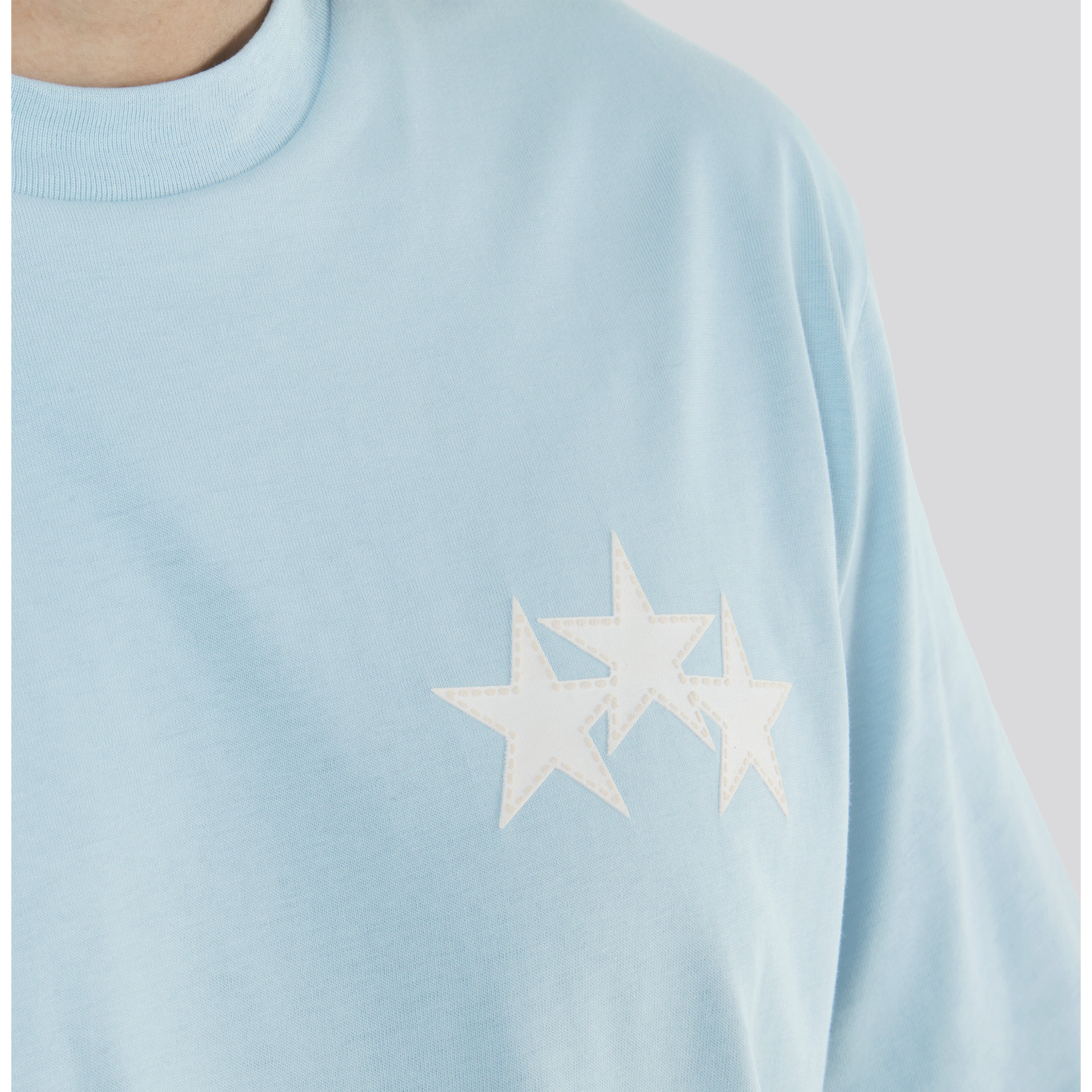Camiseta Celeste AMIRI Three Star