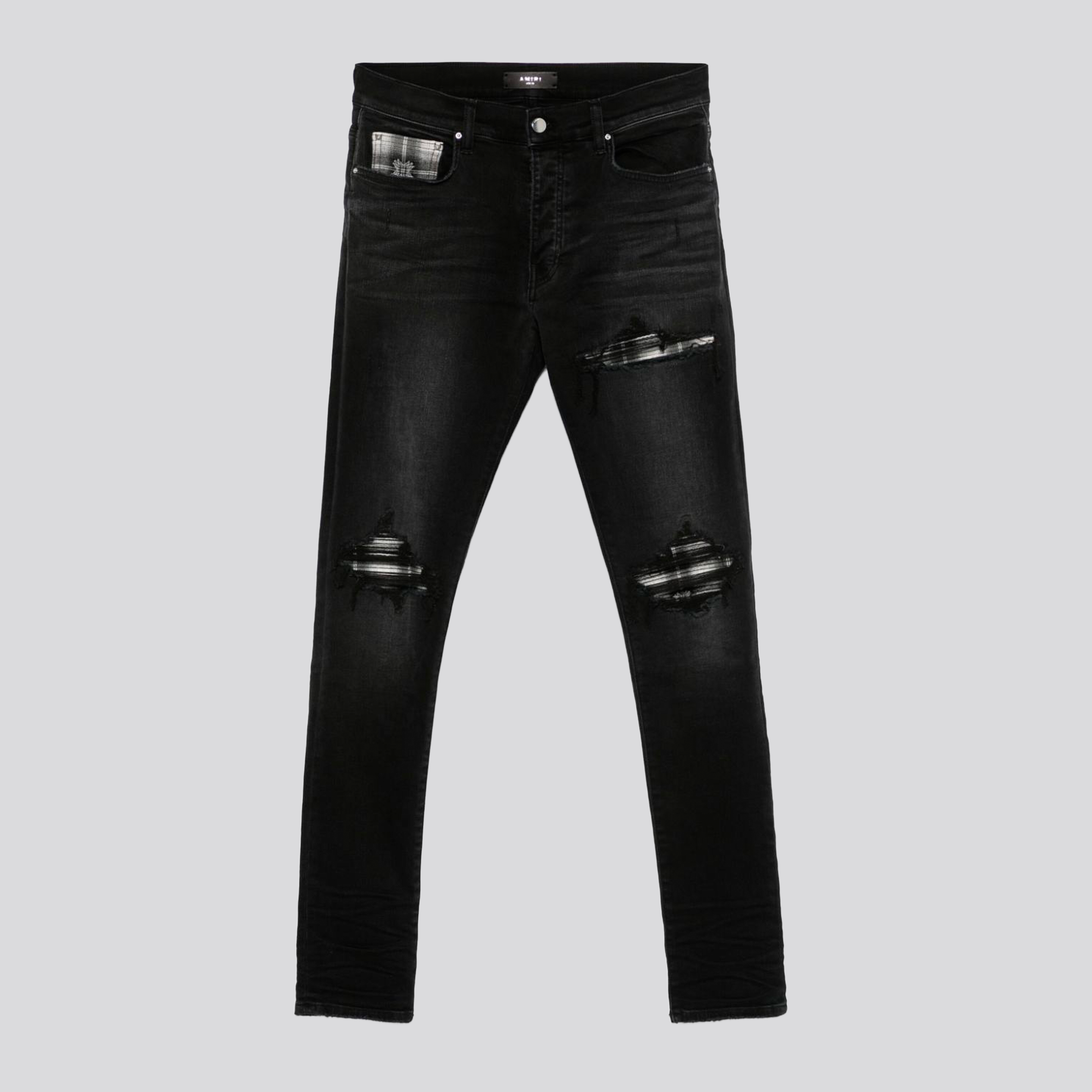Jeans Negro AMIRI MA Quad Plaid Mx1