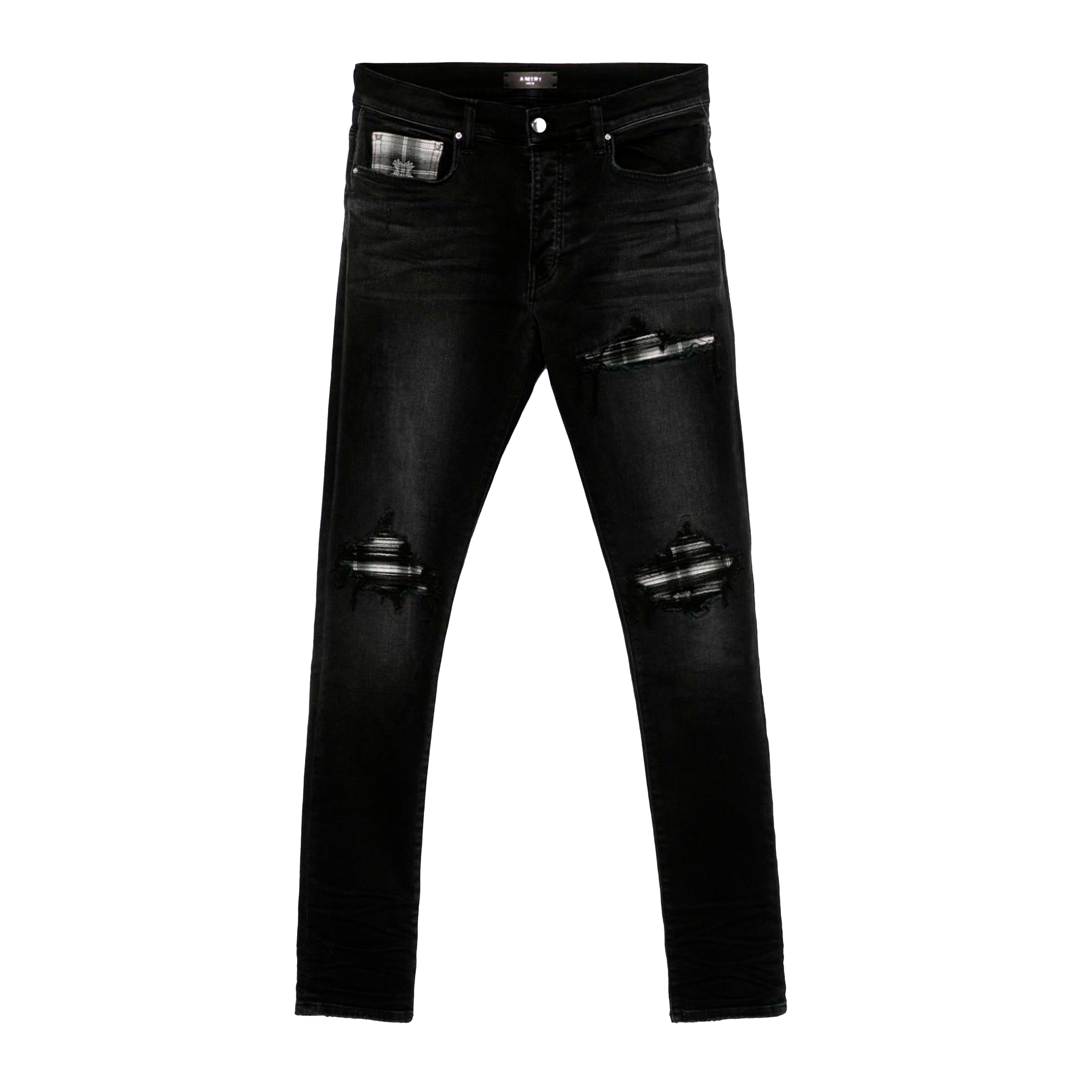 Jeans Negro AMIRI MA Quad Plaid Mx1