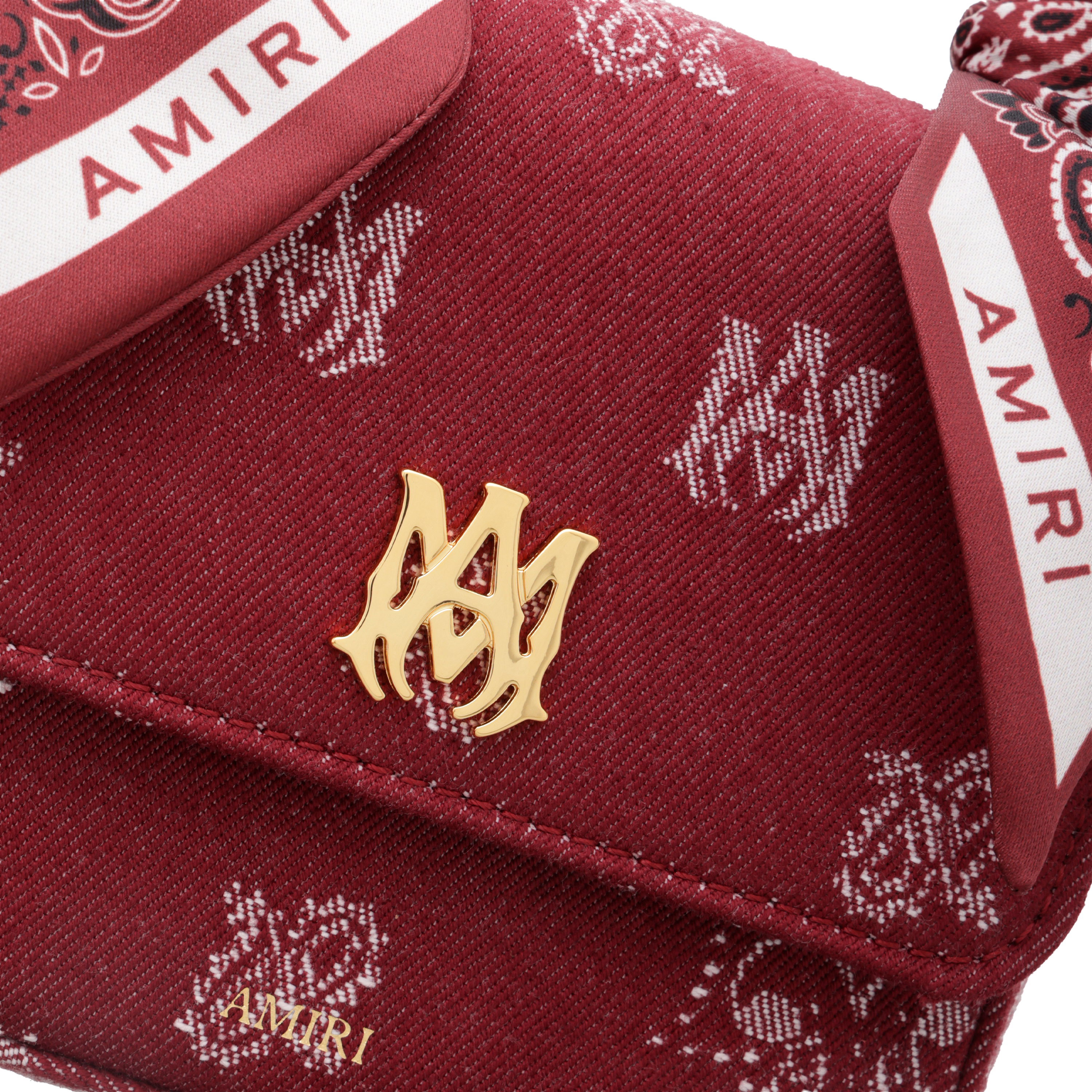 Cartera Rodo AMIRI Denim Bandana Micro Ma