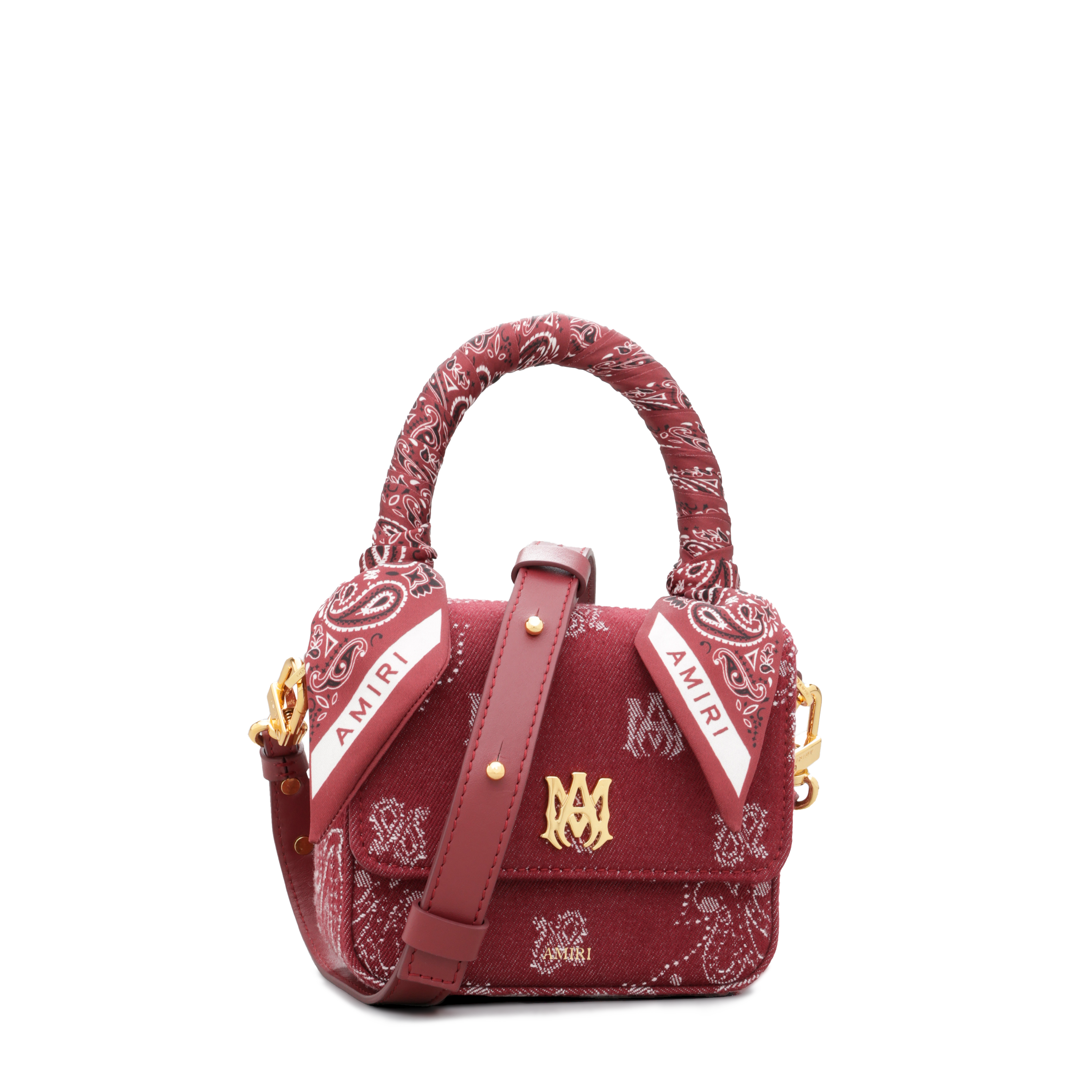 Cartera Rodo AMIRI Denim Bandana Micro Ma