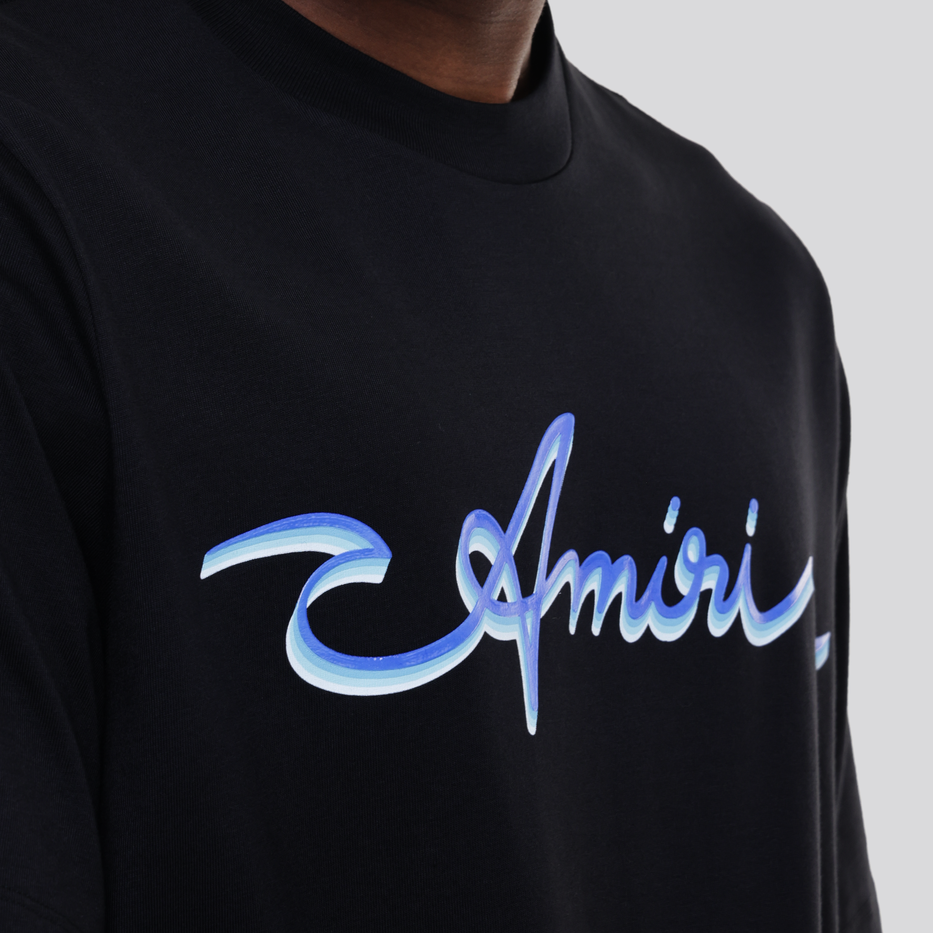 Camiseta Negra AMIRI Wave