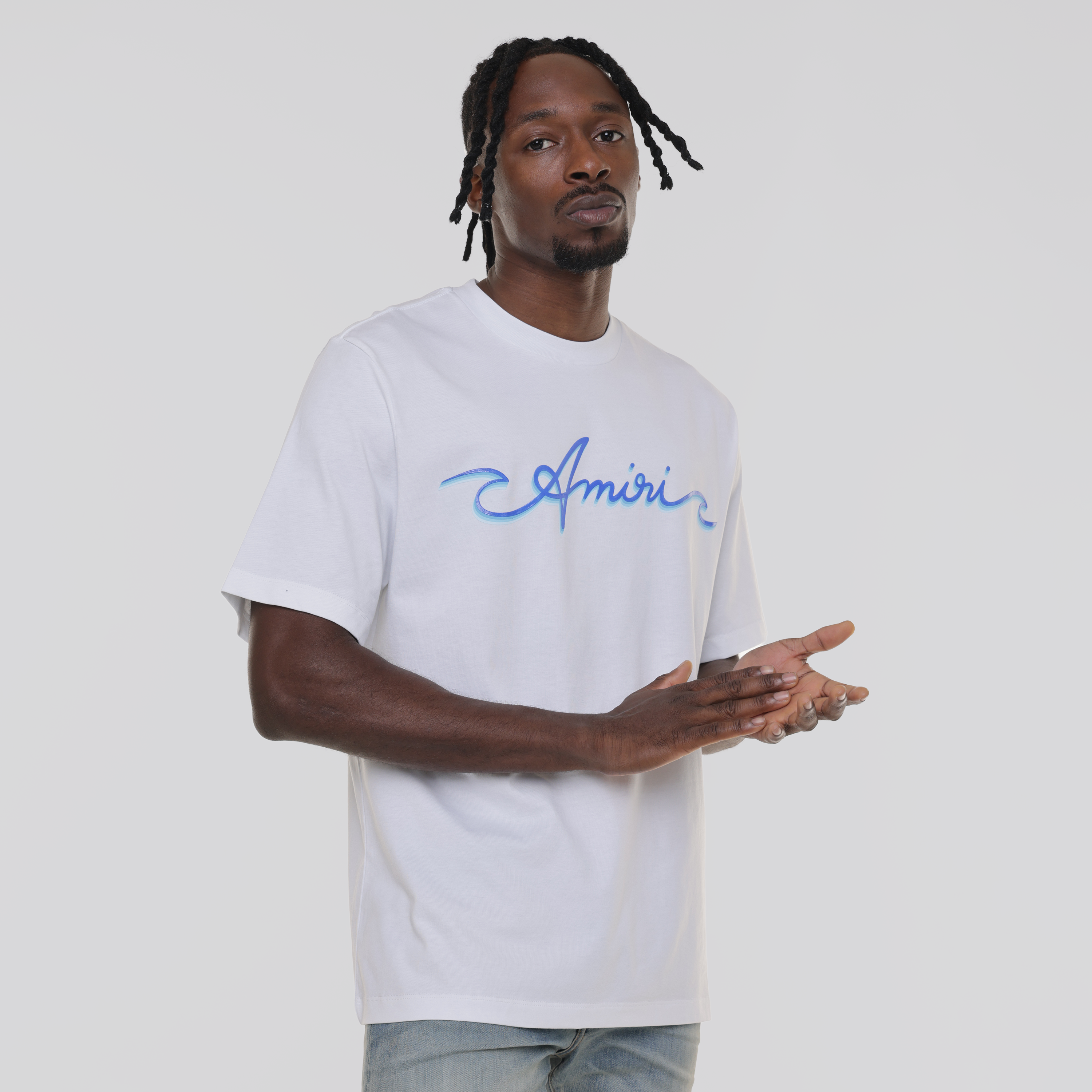 Camiseta Blanca AMIRI Wave