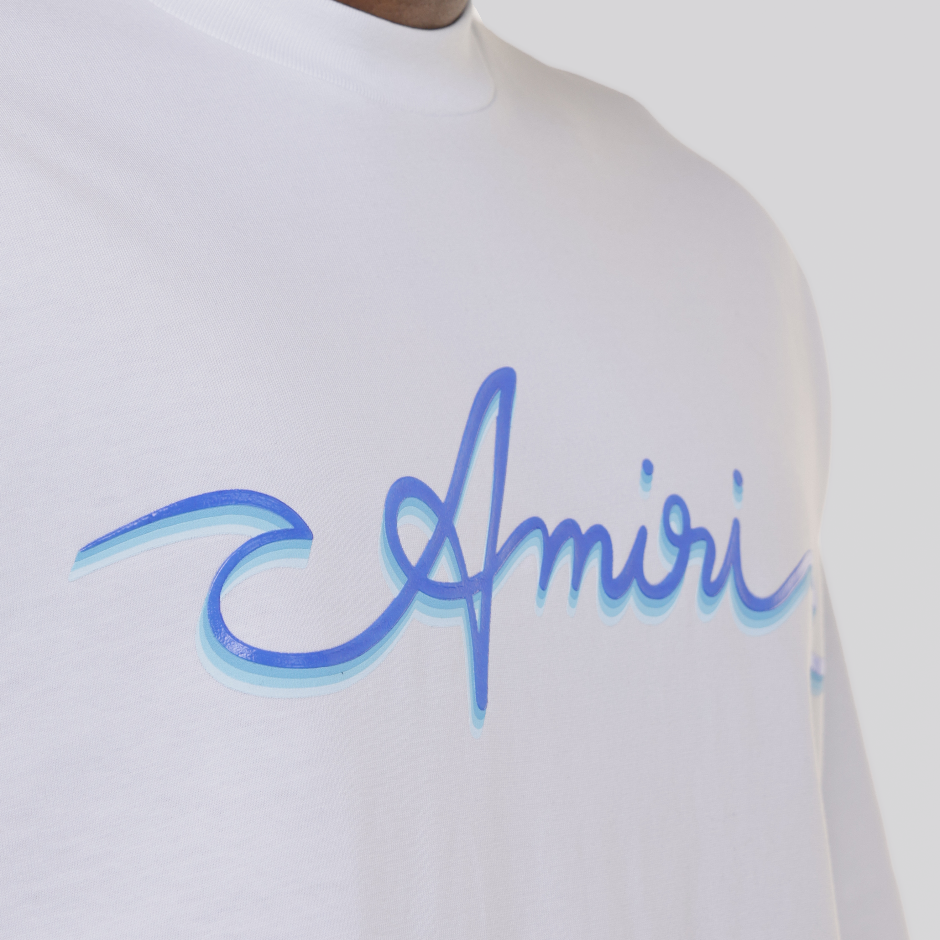 Camiseta Blanca AMIRI Wave
