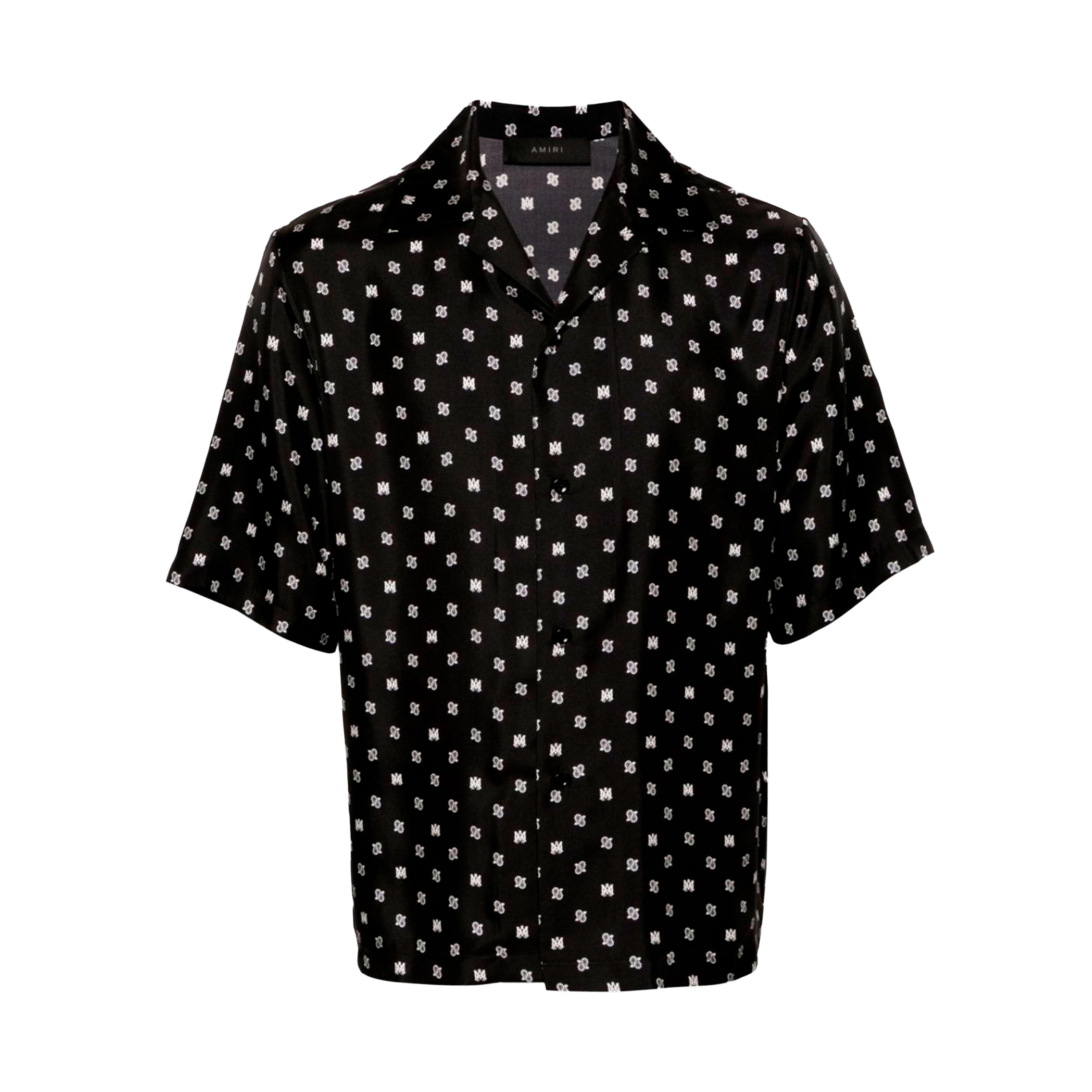 Camisa Negra AMIRI MA Paisley Bowling