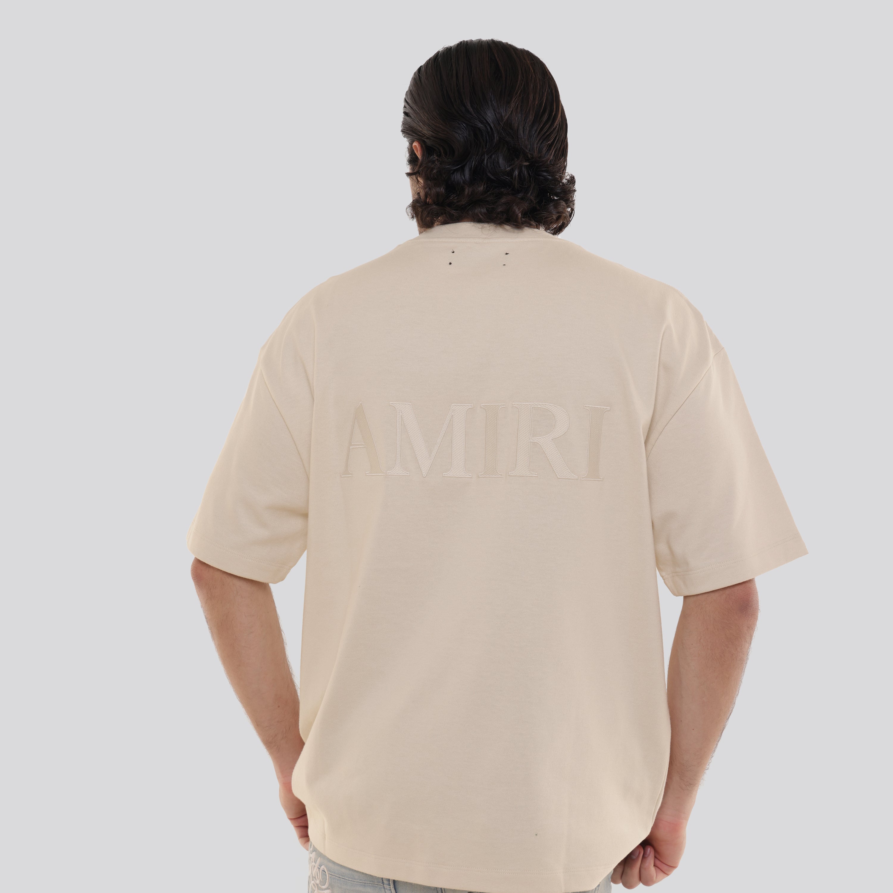 Camiseta Crema AMIRI Oversized