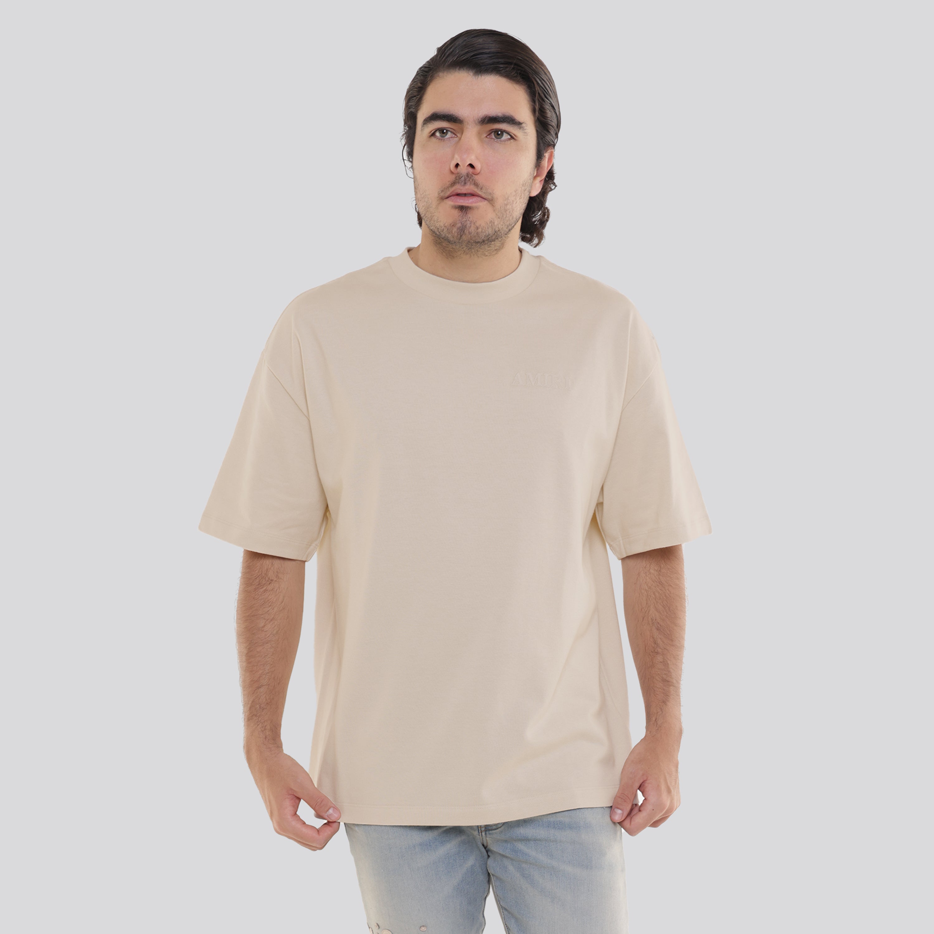 Camiseta Crema AMIRI Oversized