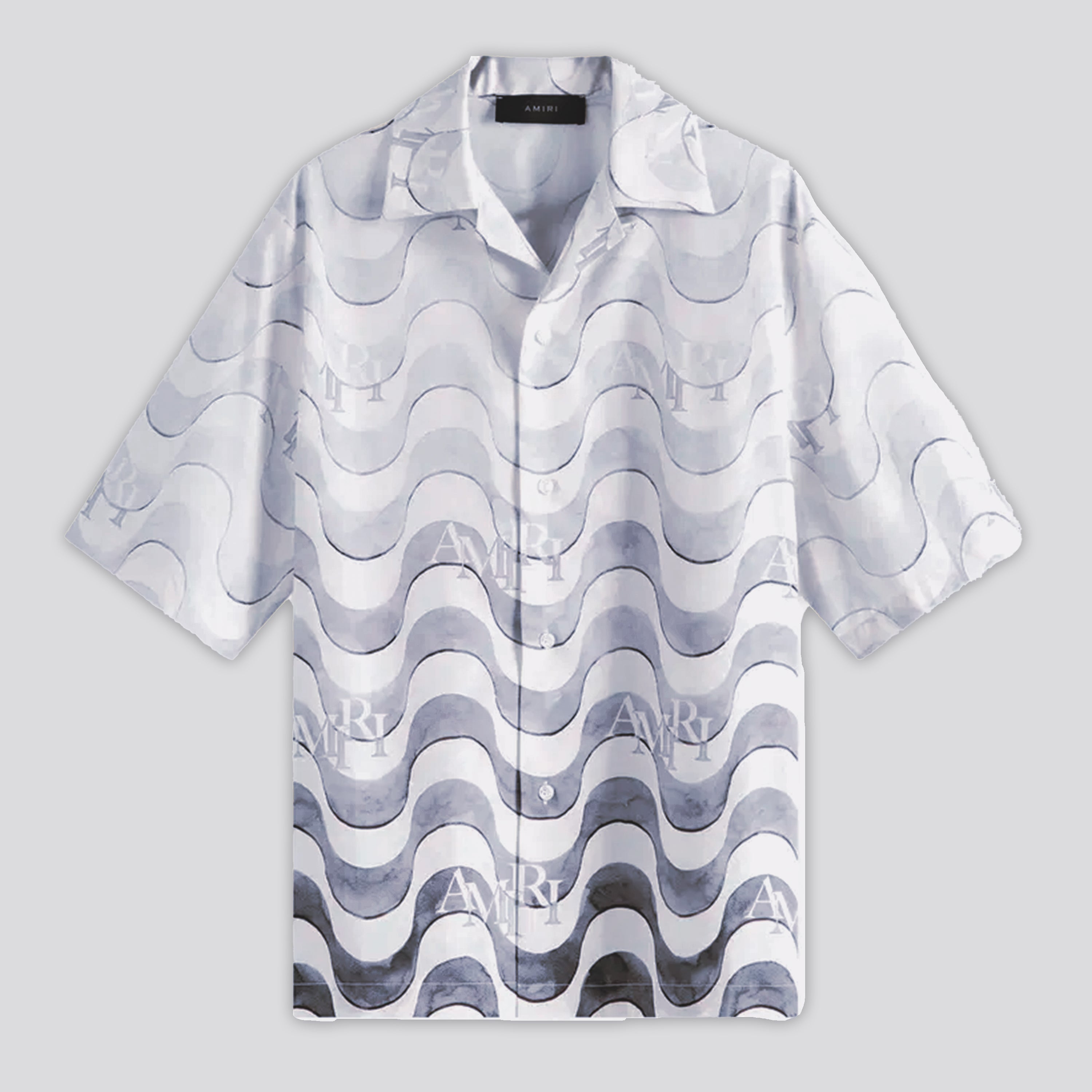 Camisa Gris AMIRI Staggered Wave