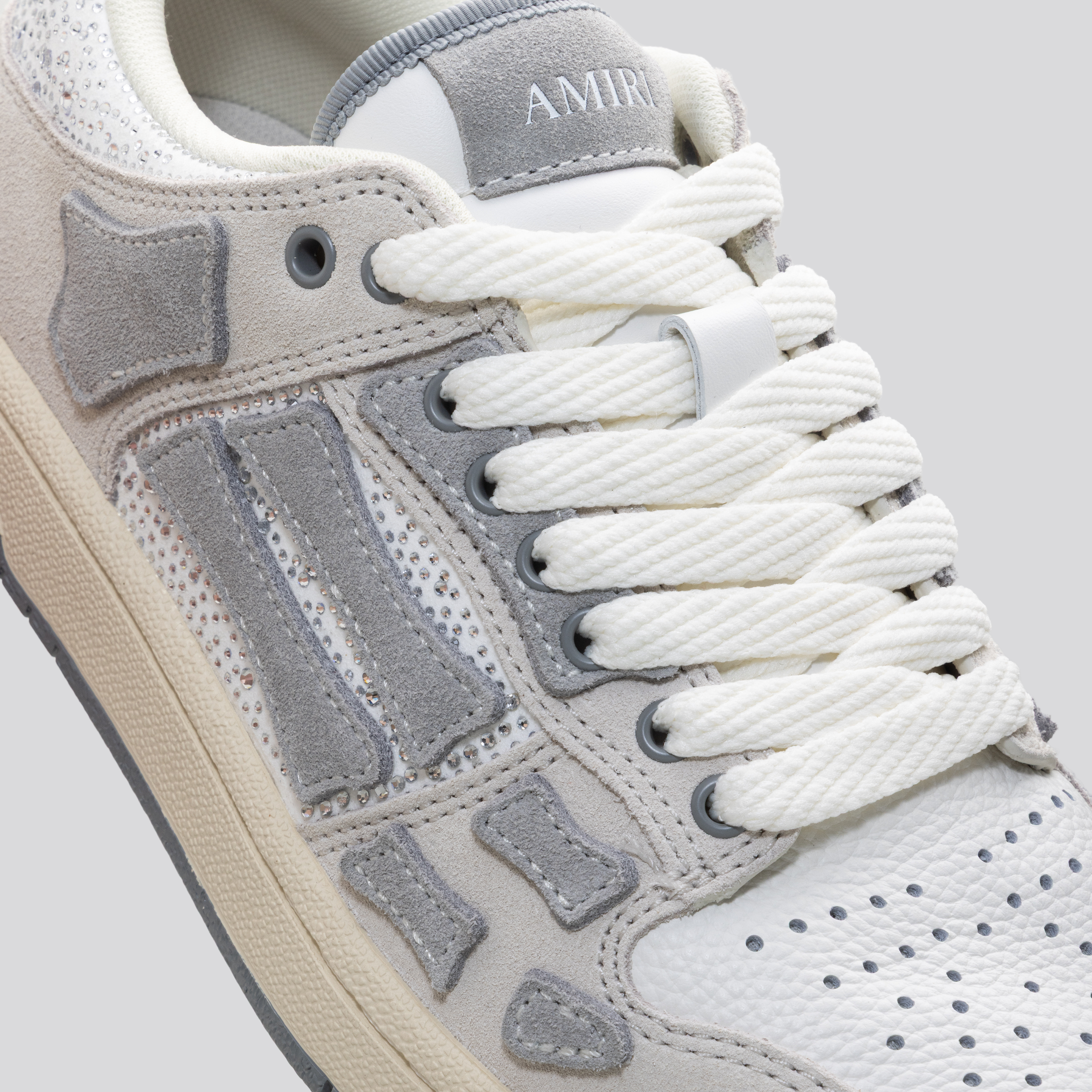 Sneakers Amarillos AMIRI Crystal Suede Skel