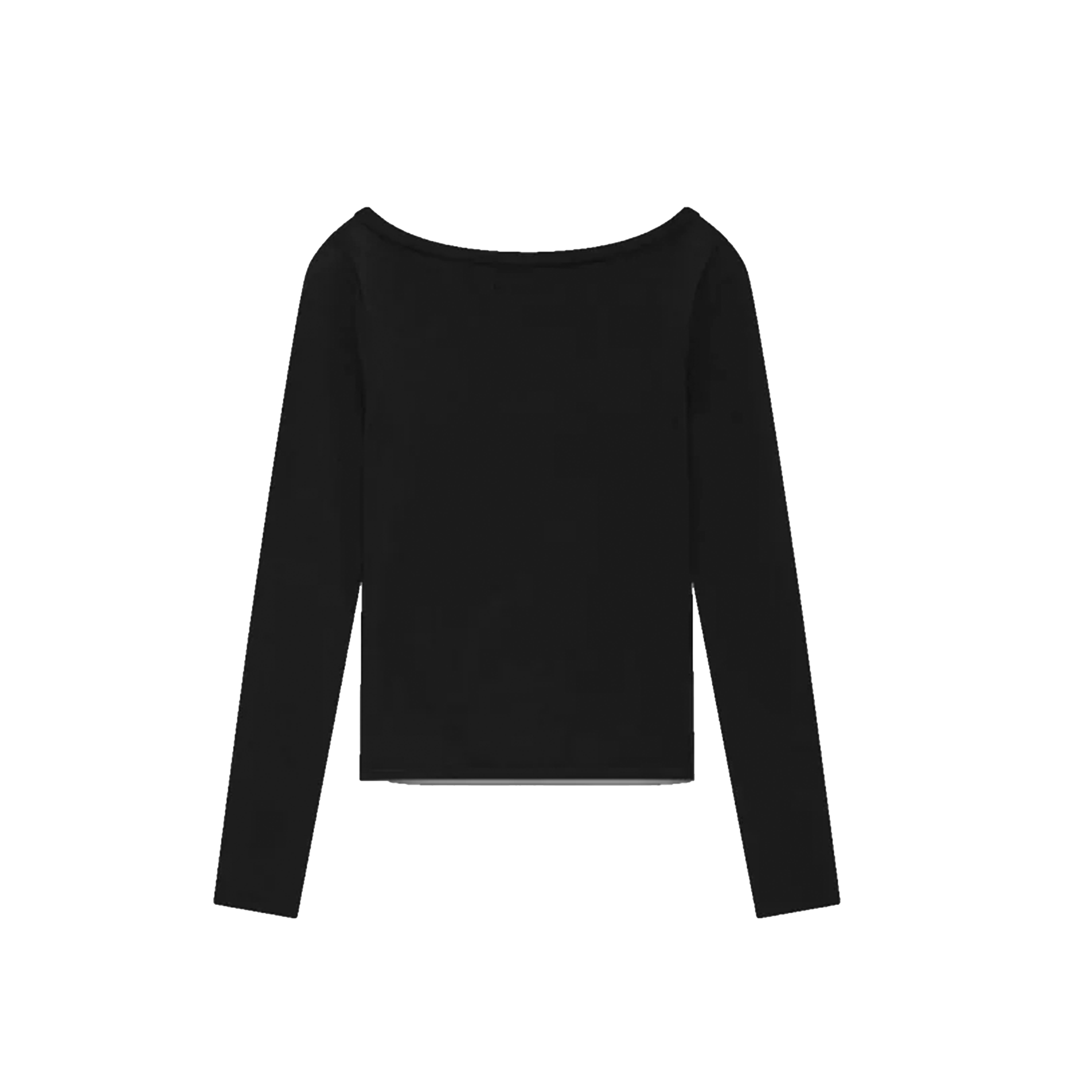 Buzo Negro AMIRI Long Sleeve Keyhole