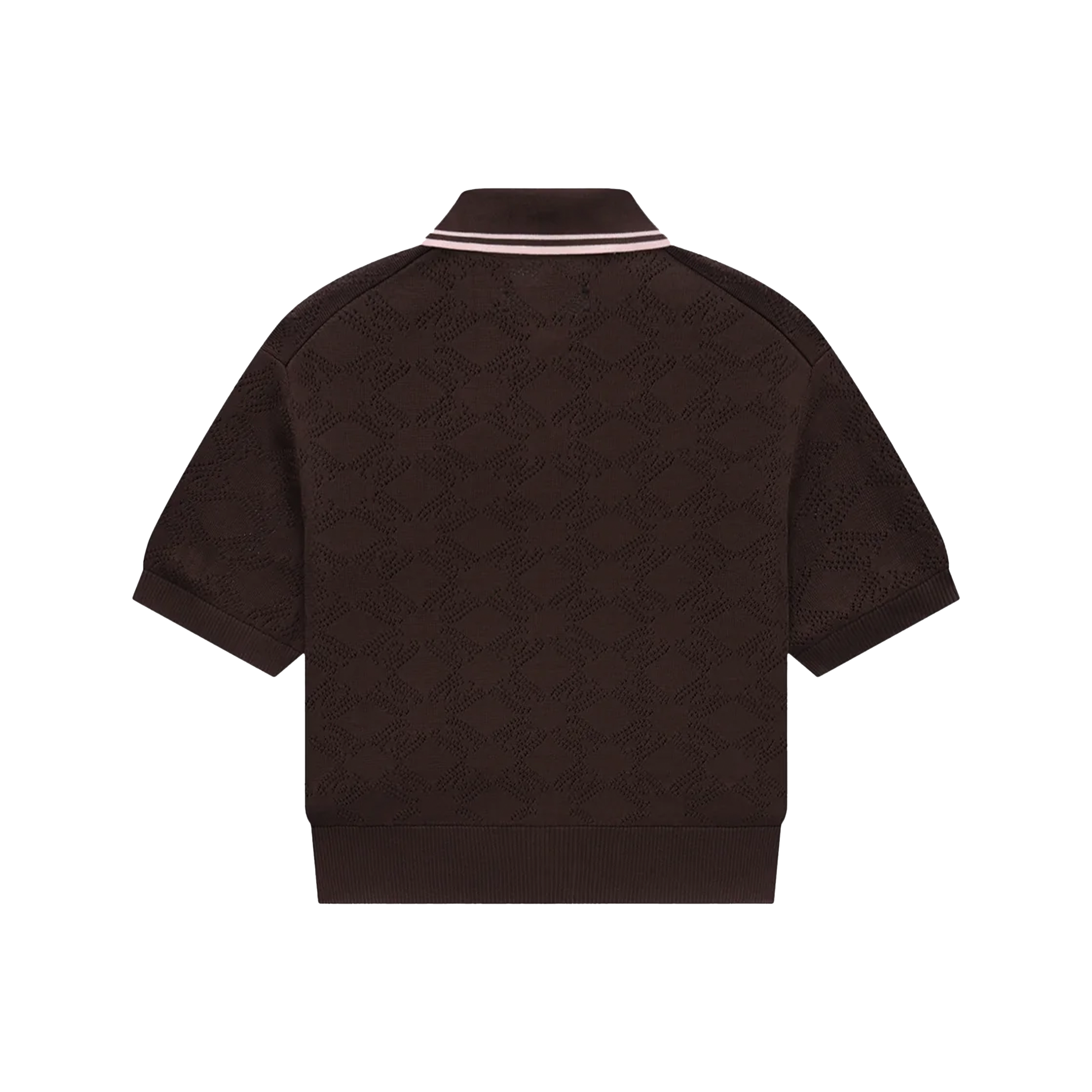 Camiseta Tipo Polo Café AMIRI MA Quad