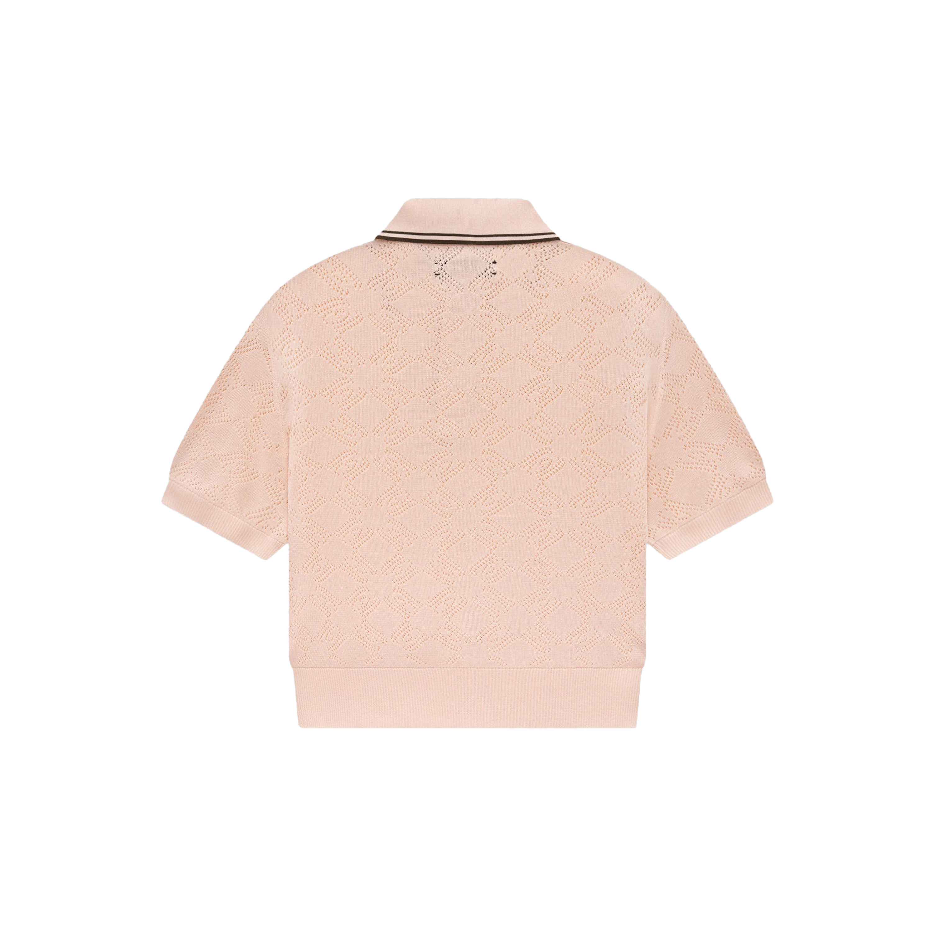 Camiseta Tipo Polo Rosada AMIRI MA Quad