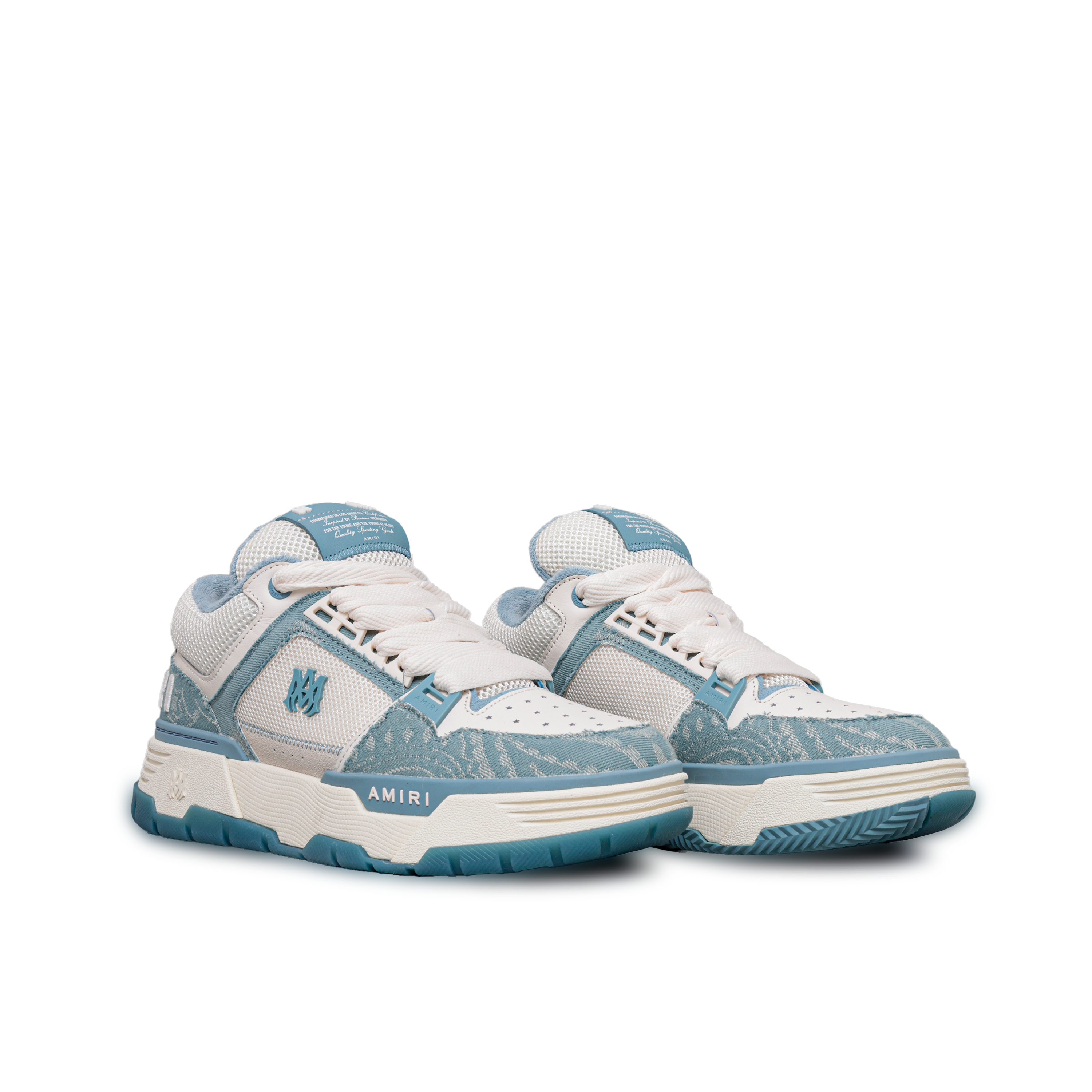 Sneakers Azules AMIRI Bandana Denim MA-1