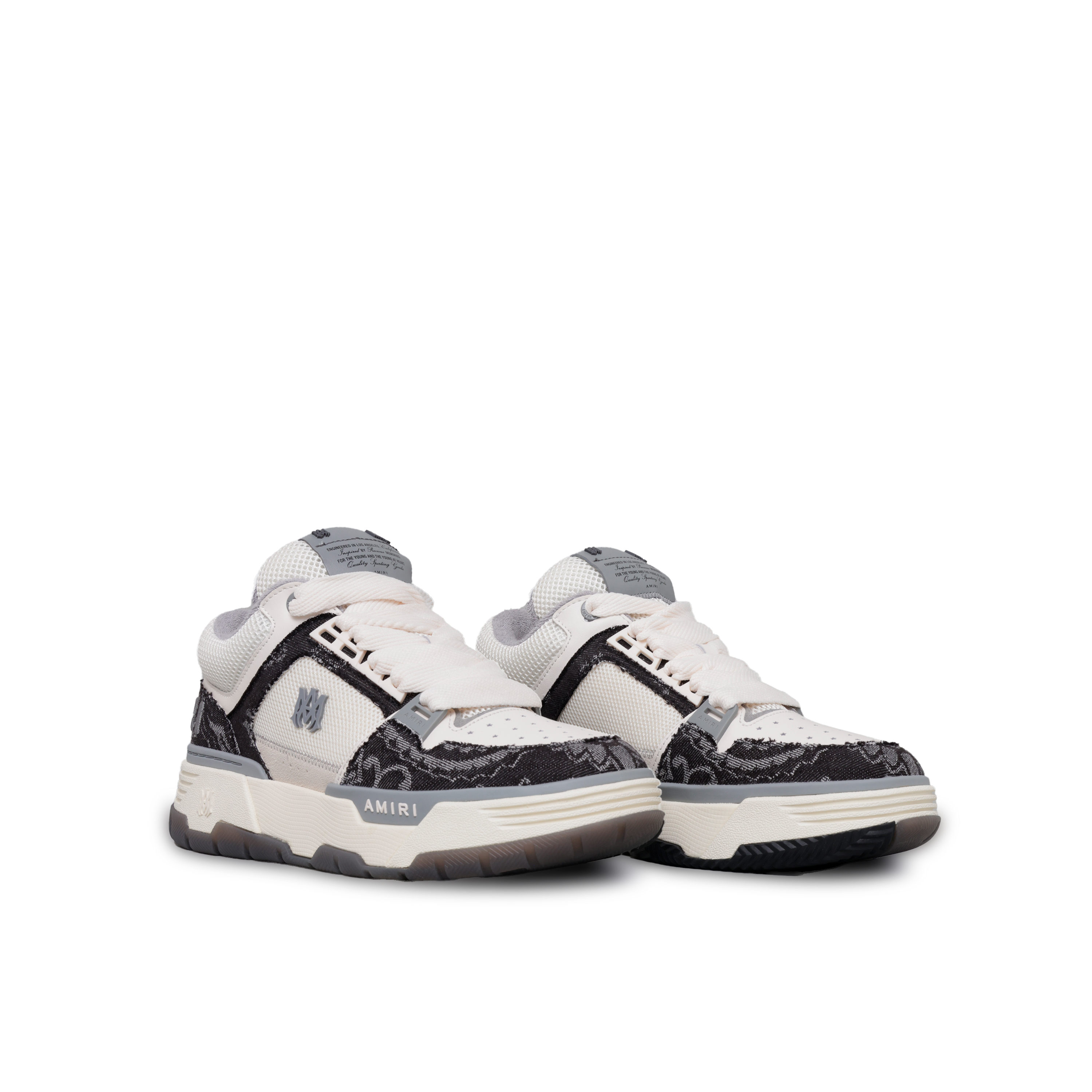 Sneakers Negros AMIRI Denim Bandana MA-1