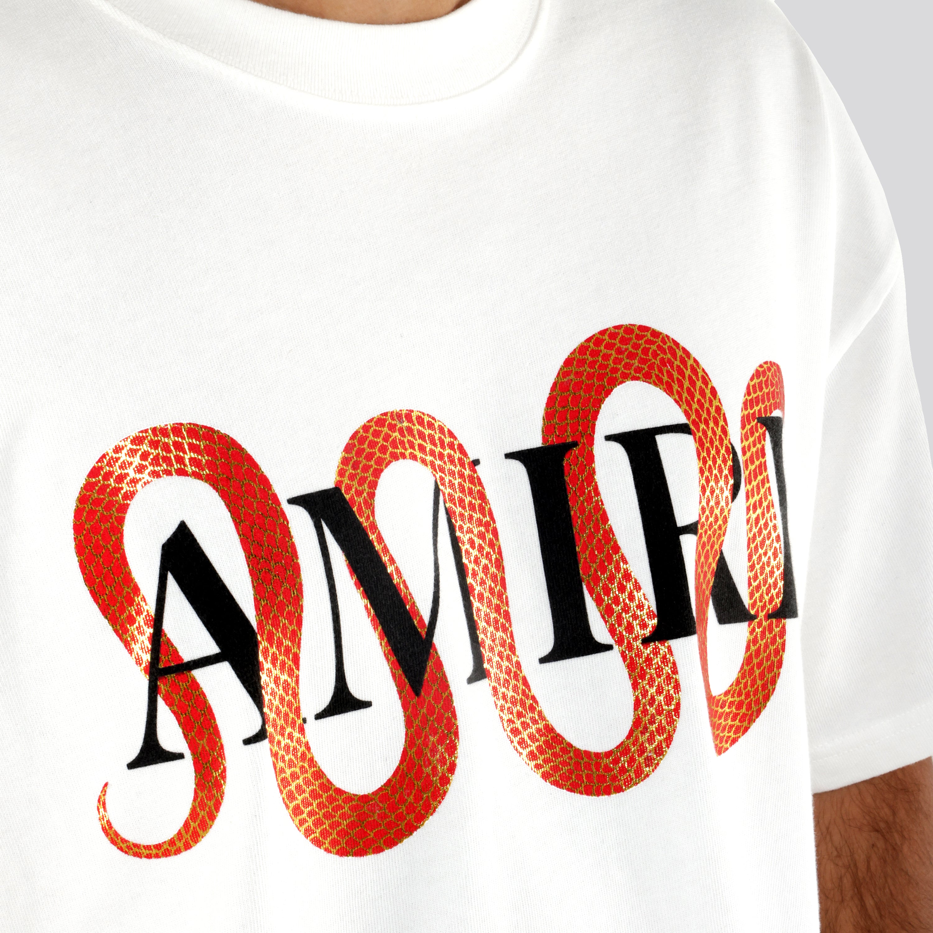 Camiseta Blanca AMIRI Snake