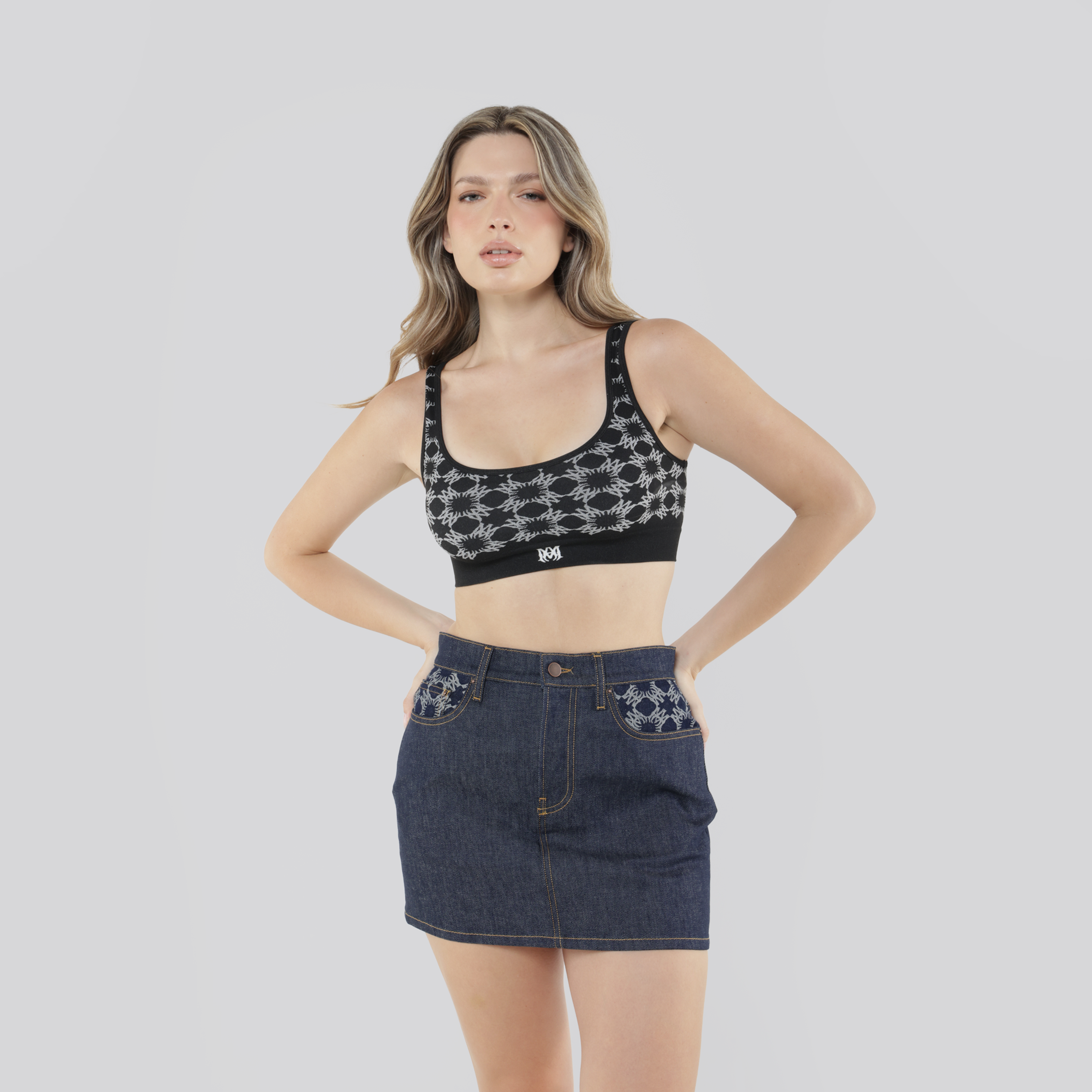 Top Negro AMIRI MA Quad Seamless