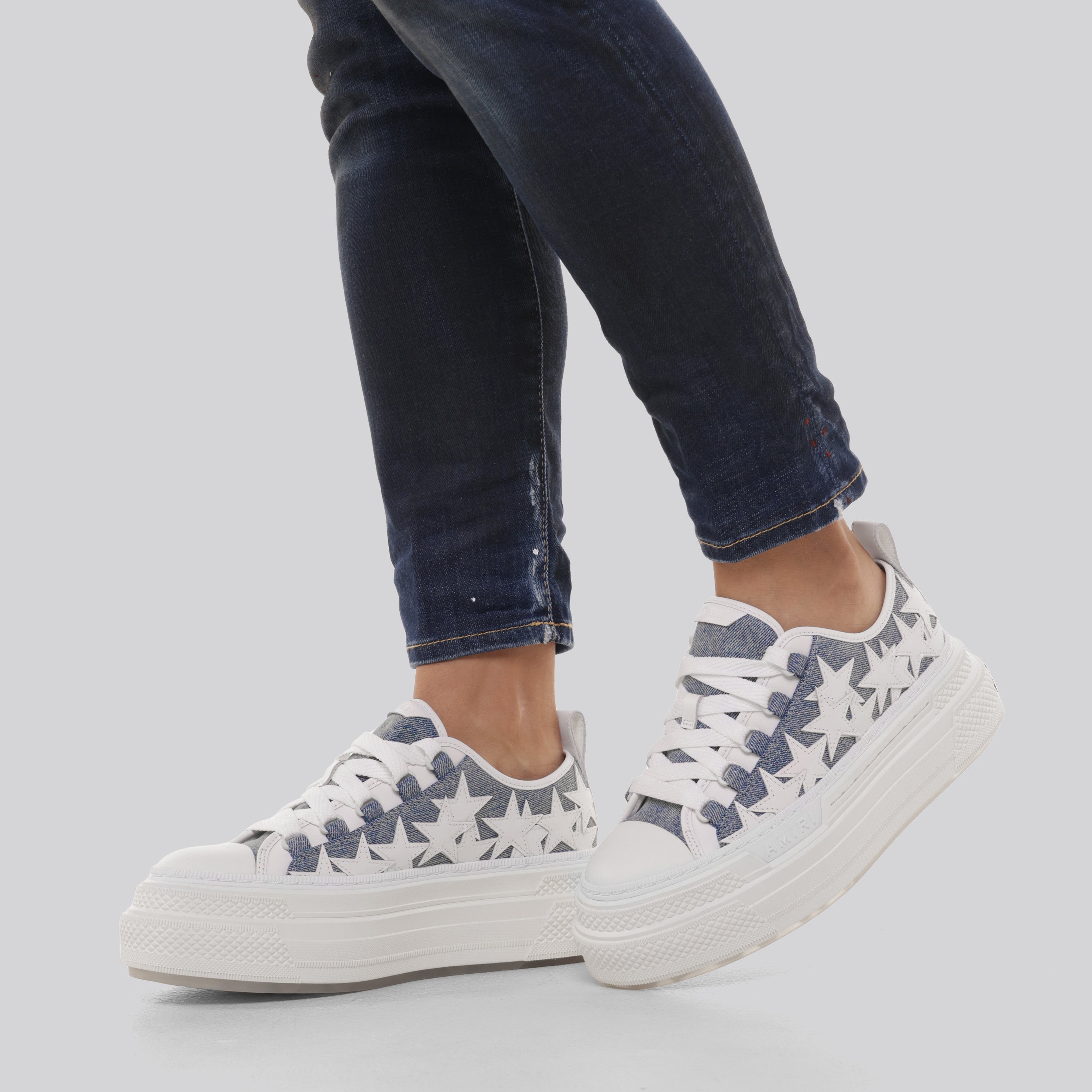 Sneakers Denim AMIRI Platform Stars Court Low