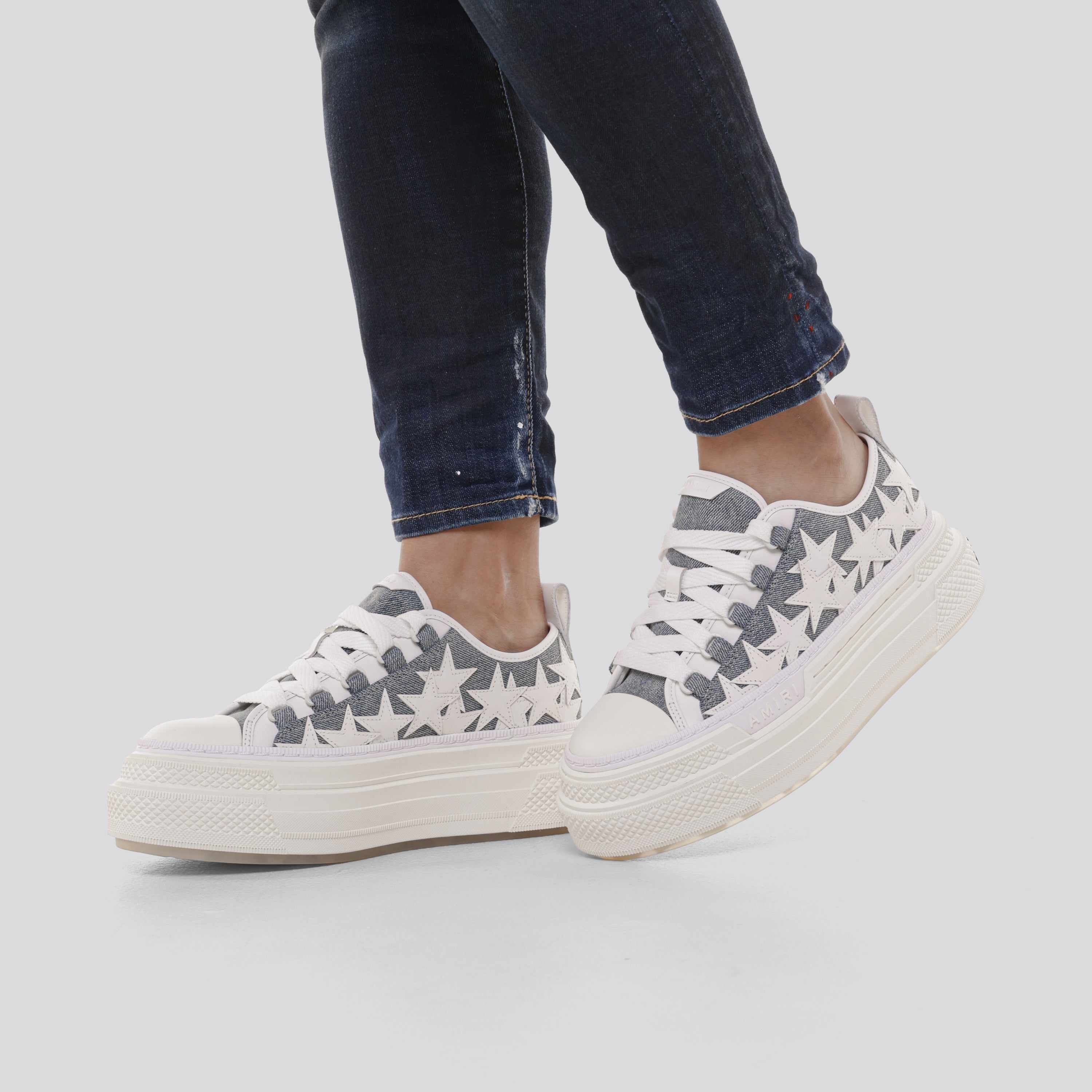 Sneakers Denim AMIRI Platform Stars Court Low