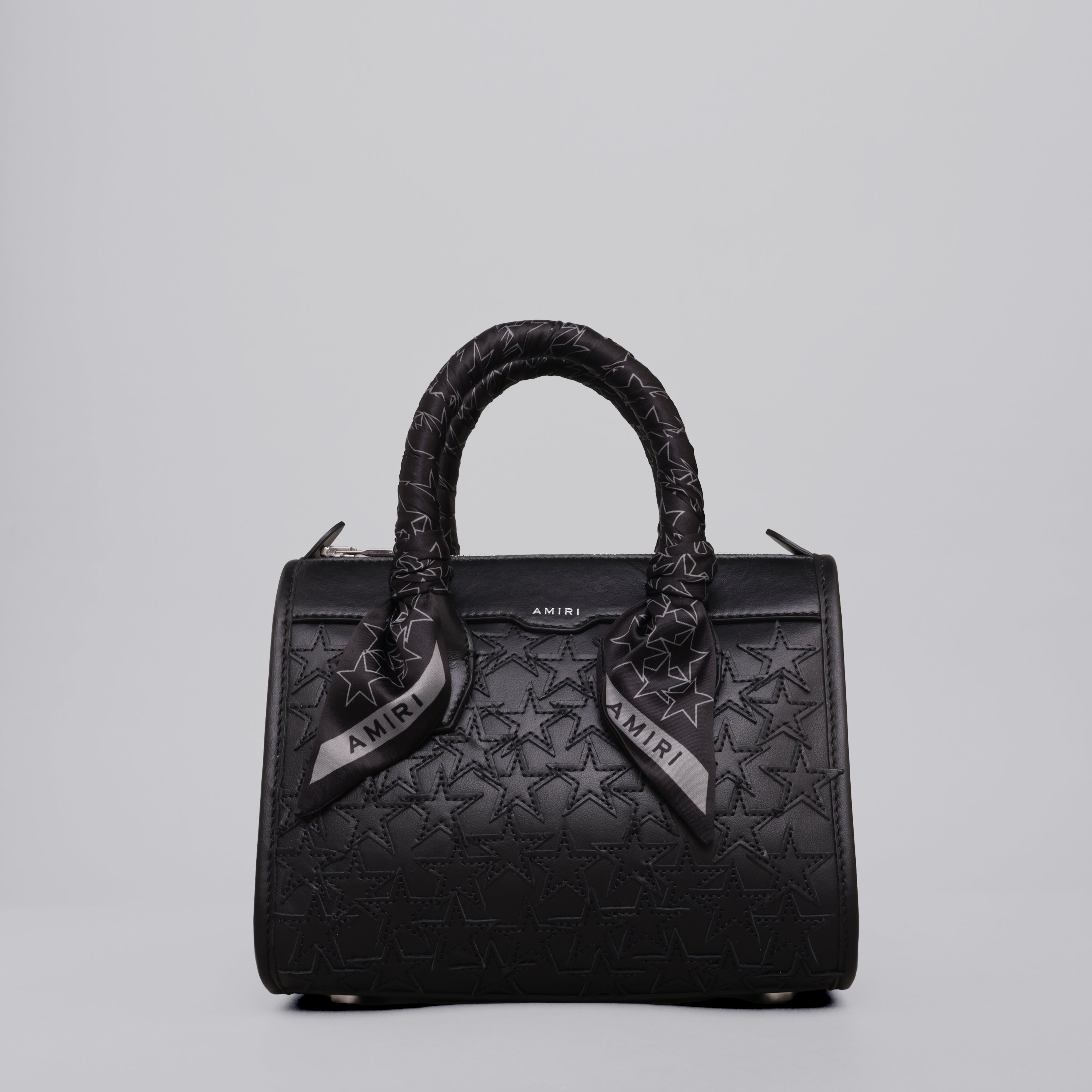 Cartera Negra AMIRI Stars Micro Triangle