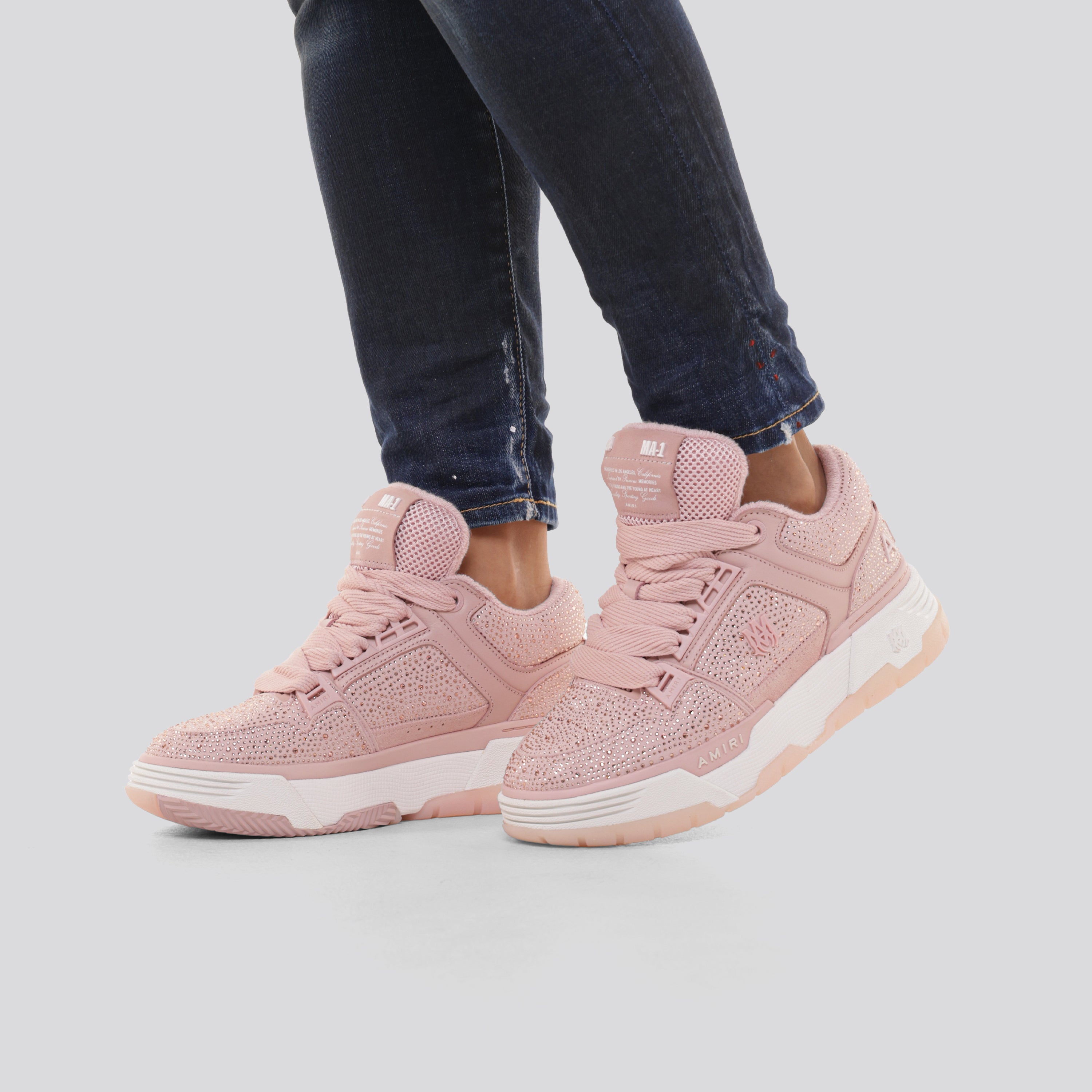 Sneakers Rosados AMIRI Crystal MA-1