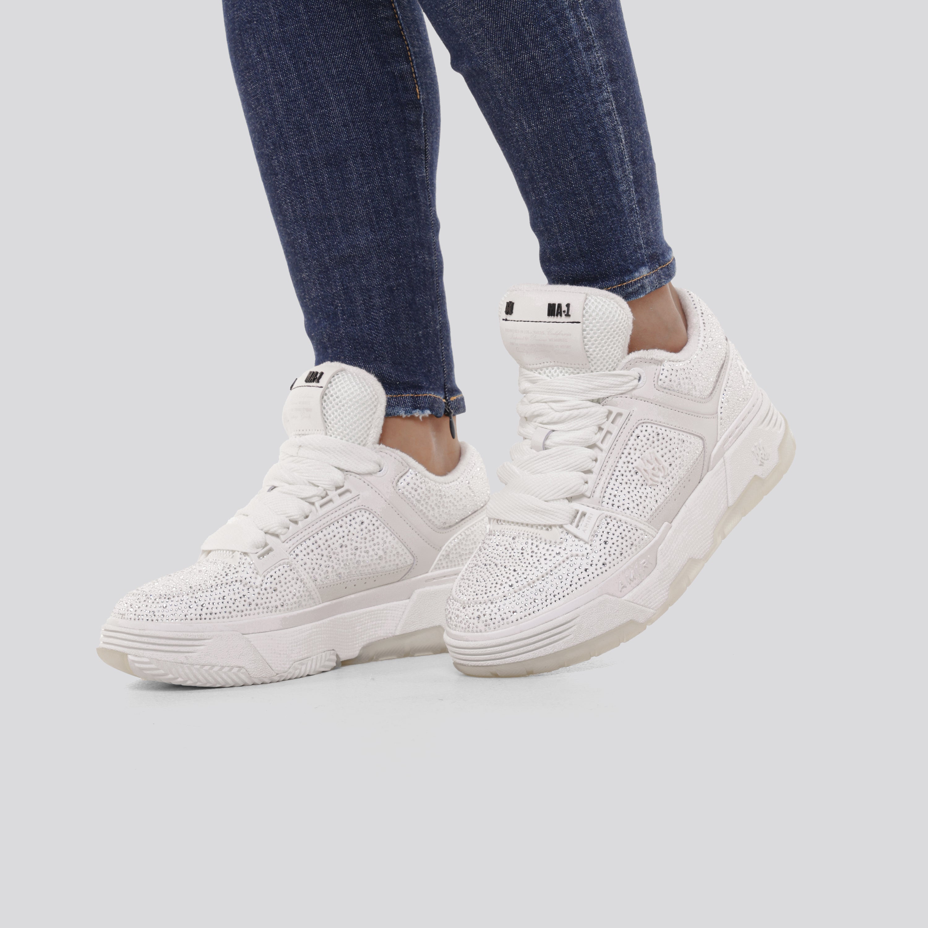 Sneakers Blancos AMIRI Crystal MA-1