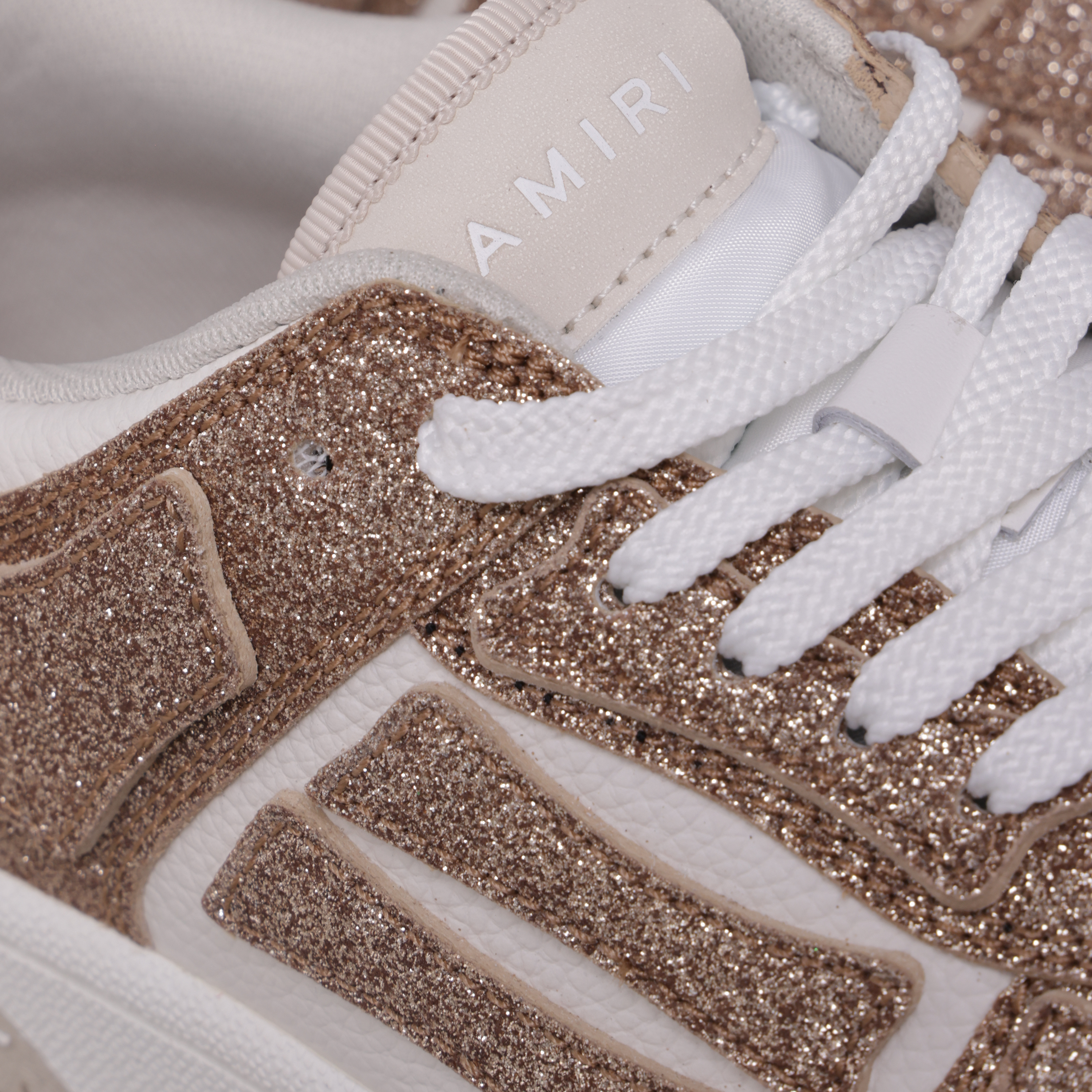 Sneakers Dorados AMIRI Shimmer Skel