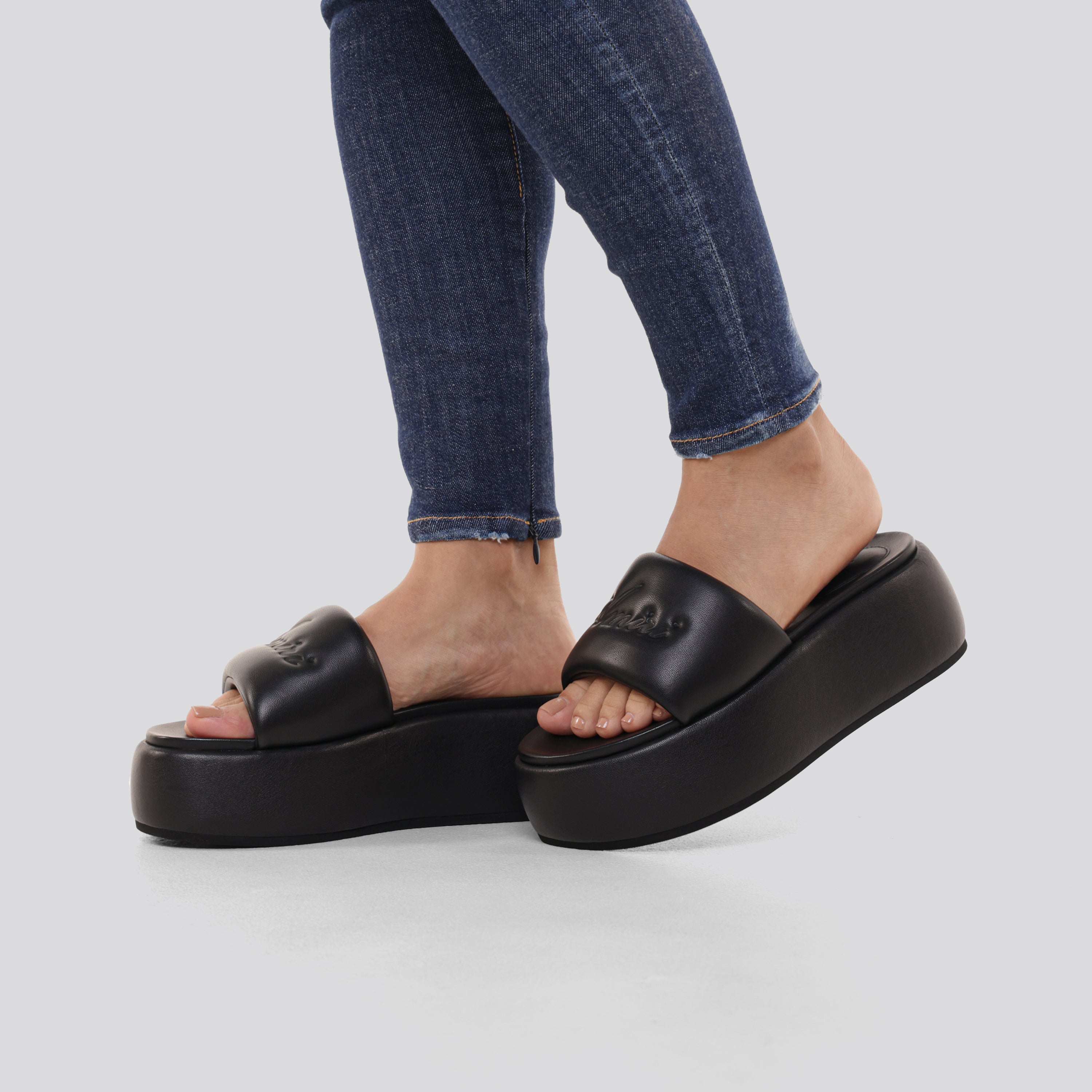 Sandalias Negras AMIRI Platform