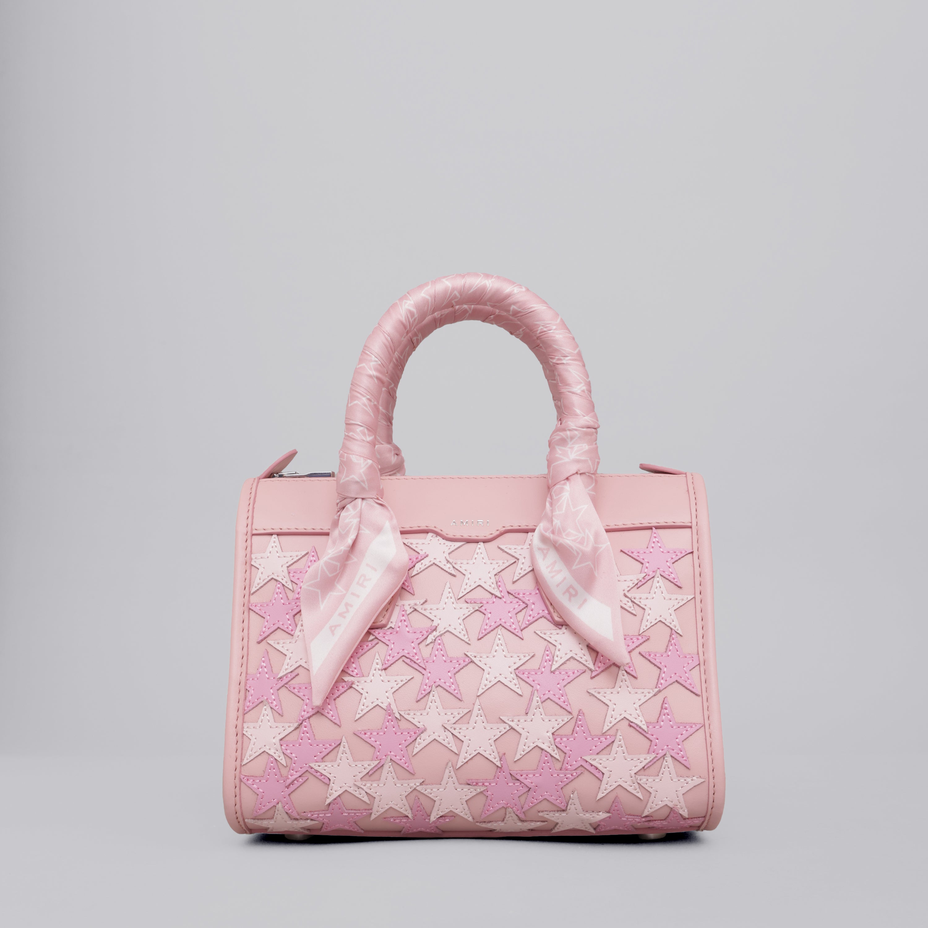 Cartera Rosada AMIRI Stars Micro Triangle